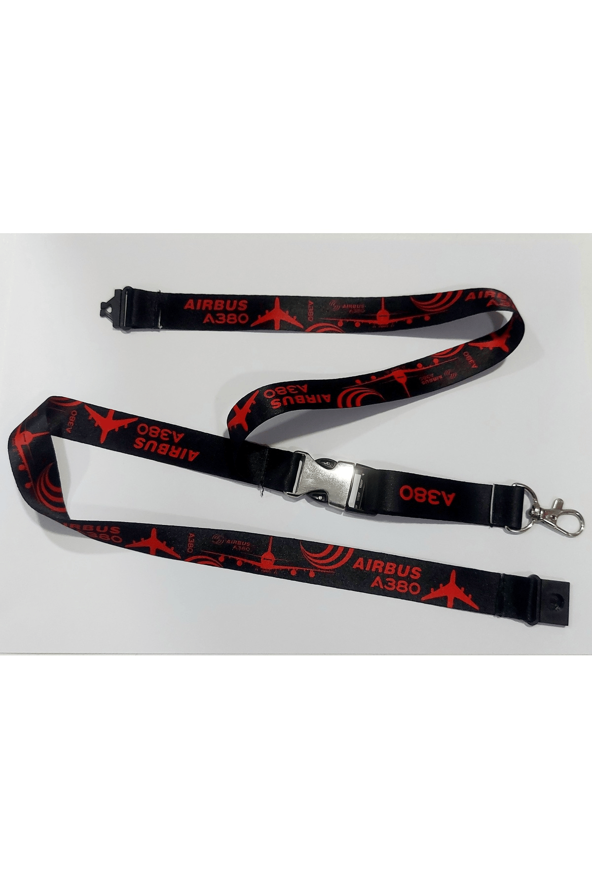 Airbus 380 Uçak Baskılı Boyun İpi , Lanyard