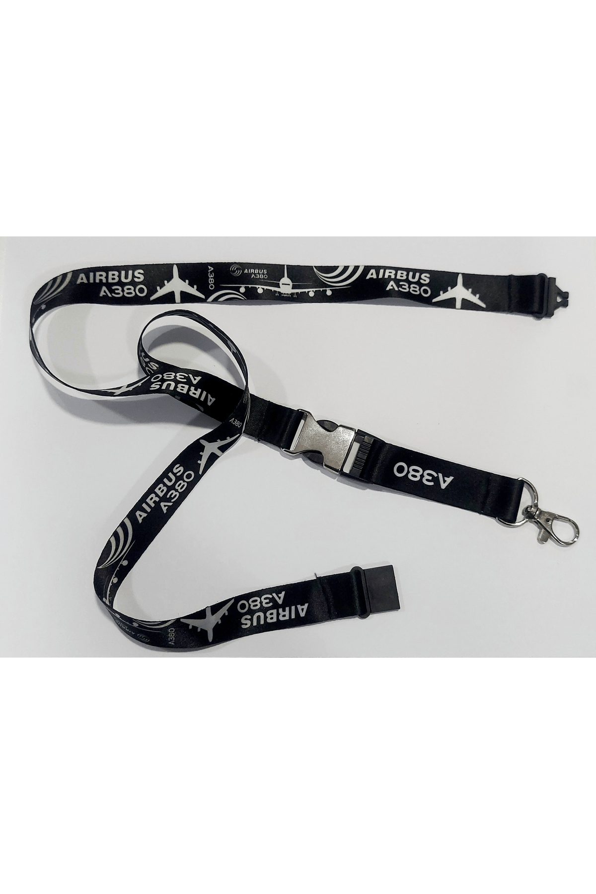 Airbus 380 Uçak Baskılı Boyun İpi , Lanyard