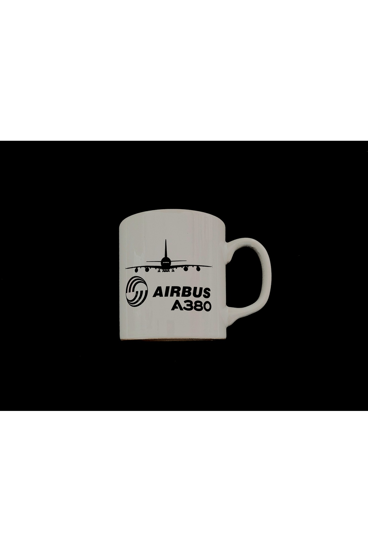 Airbus 380 Uçak Logo Baskılı Kupa Bardak Mug