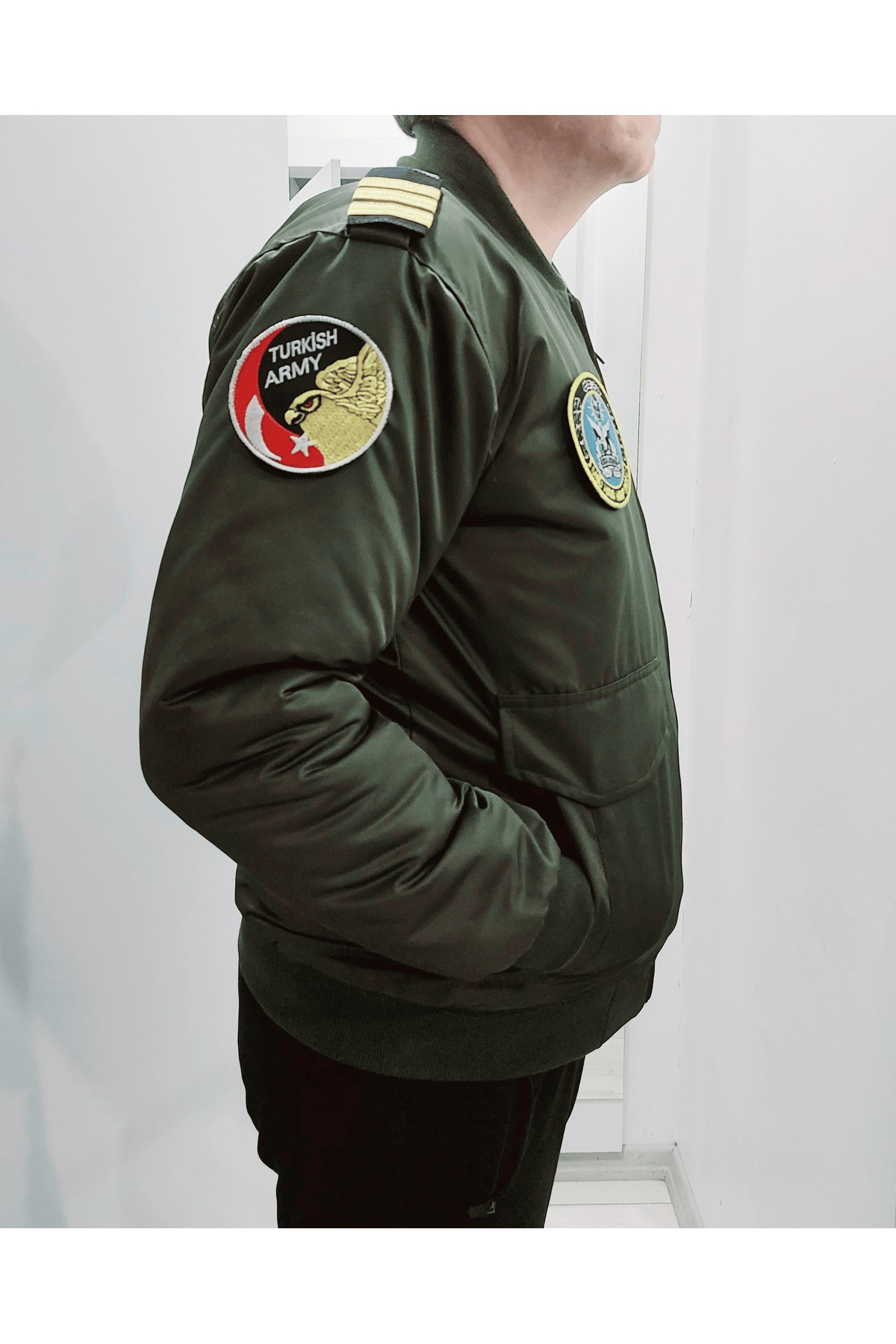 Apoletli Şişme Pilot Montu