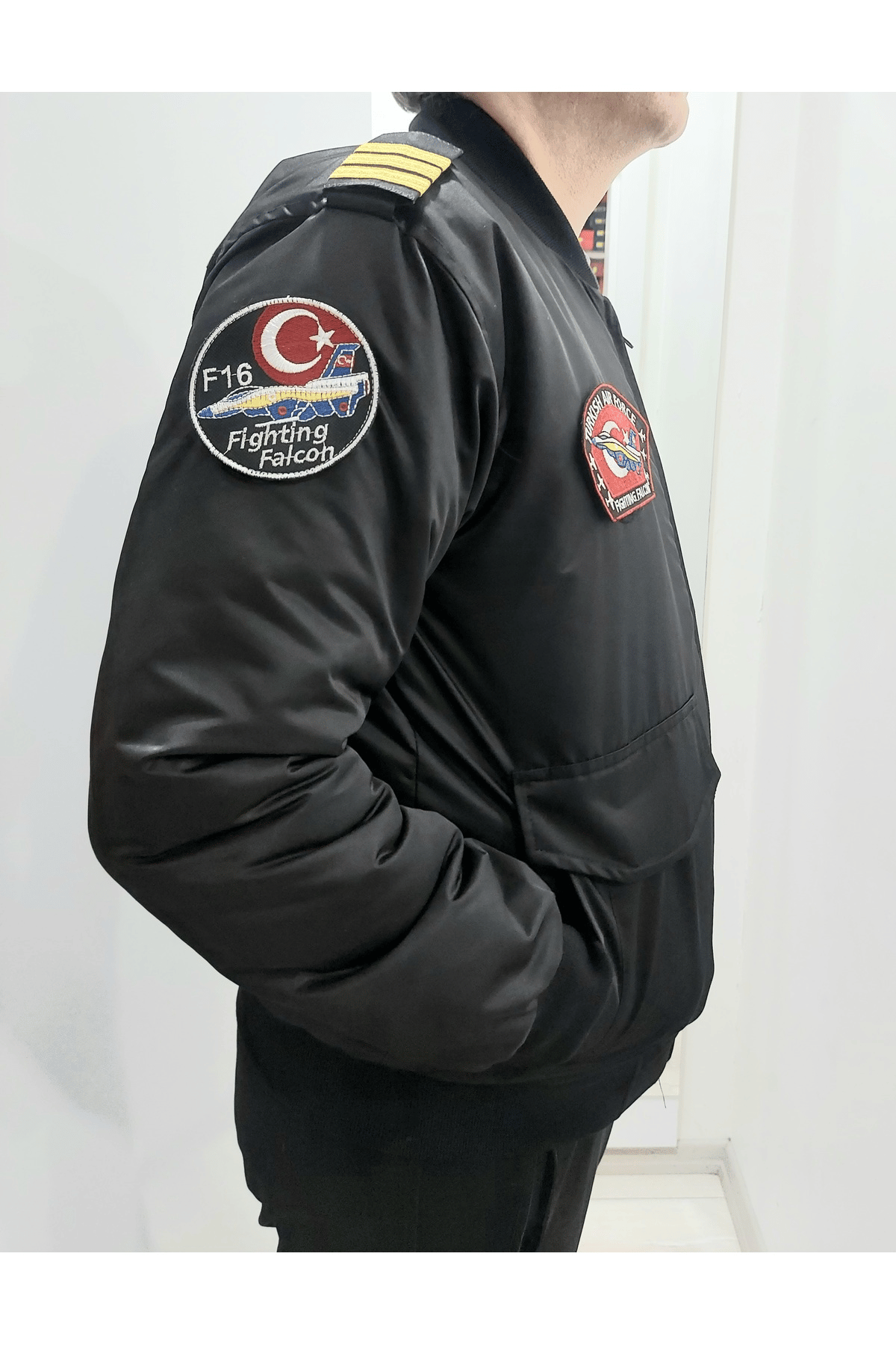Apoletli Şişme Pilot Montu