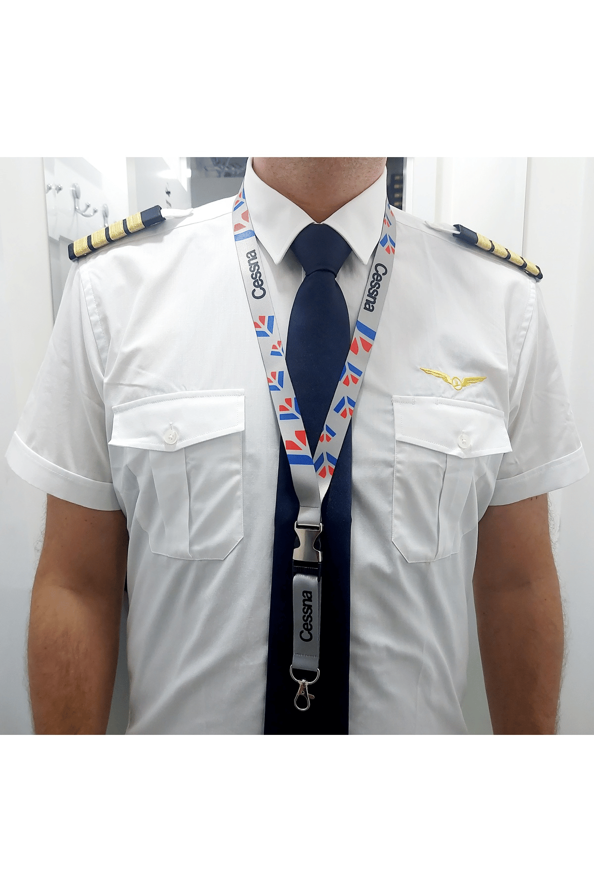 Cessna Baskılı Boyun İpi Lanyard
