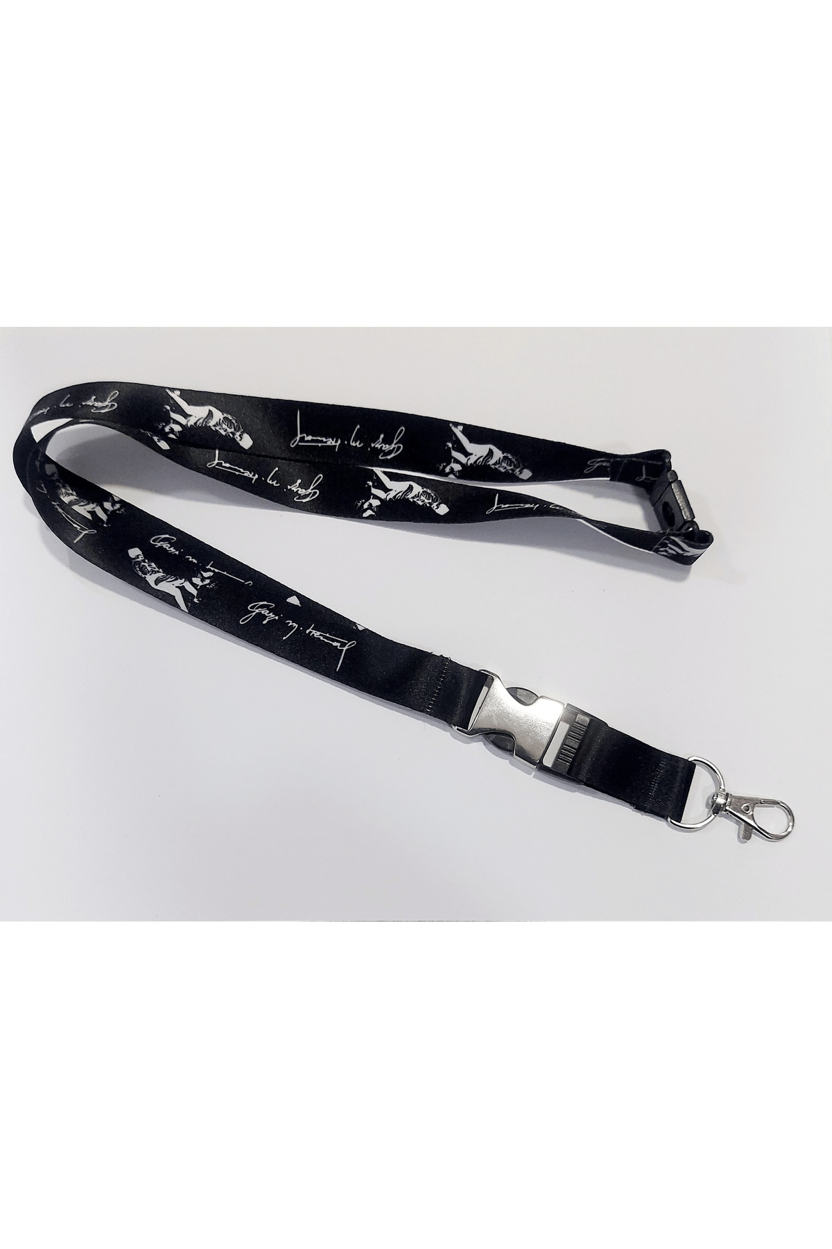 Gazi Mustafa Kemal Atatürk Baskılı Boyun İpi  Lanyard