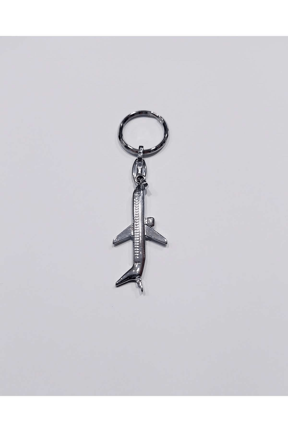 Metal Uçak Anahtarlık