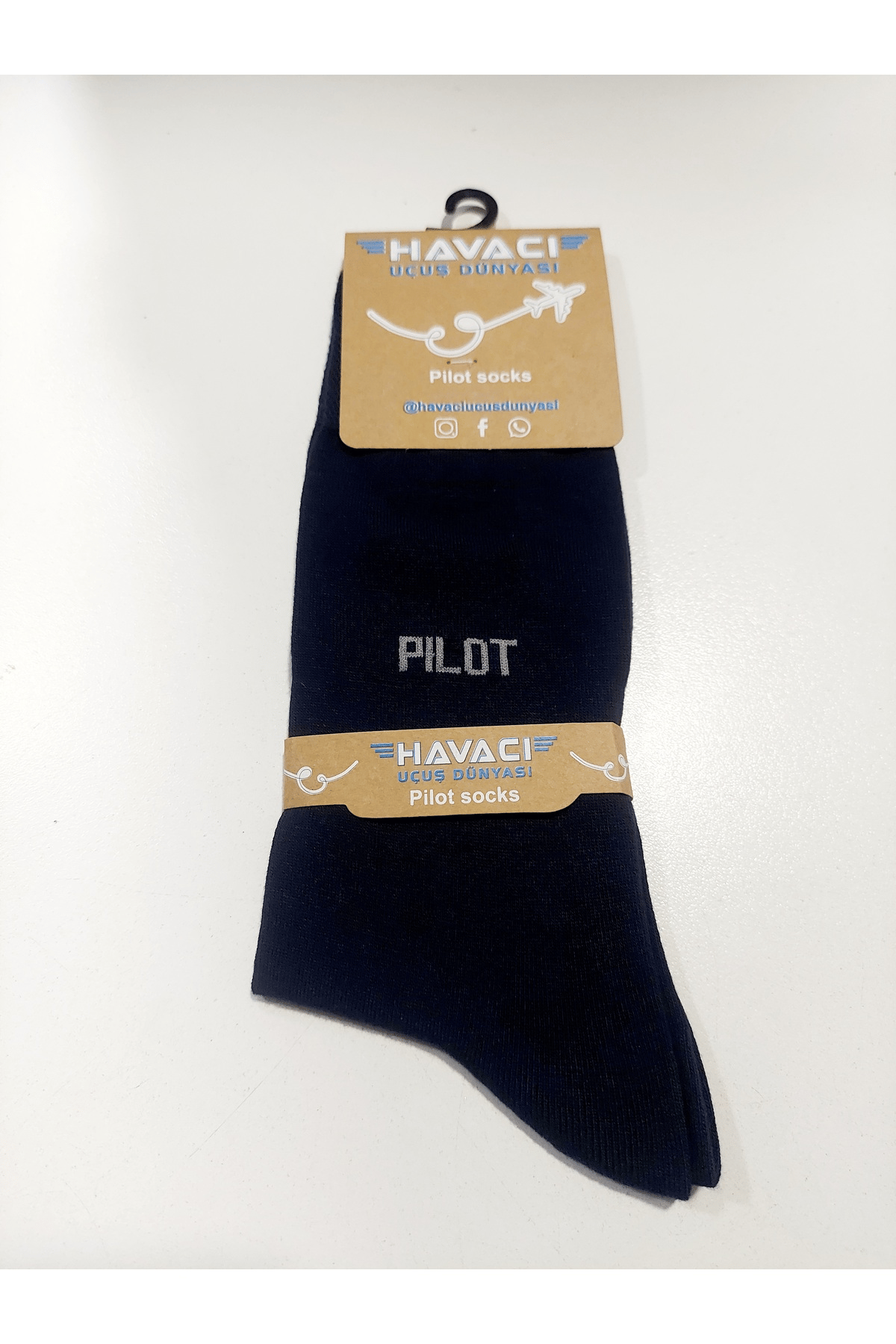 Pilot Nakışlı Bambu Çorap