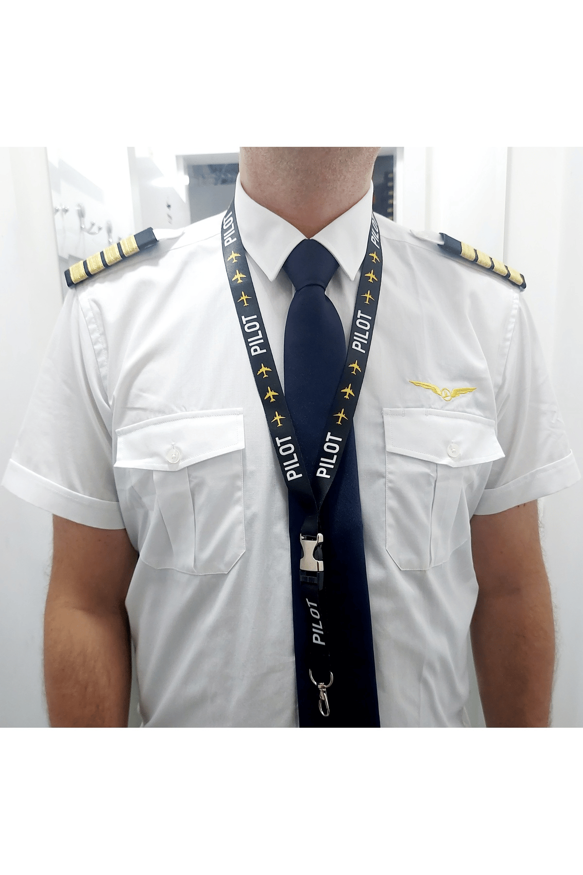 Pilot Uçak Baskılı Boyun İpi , Lanyard