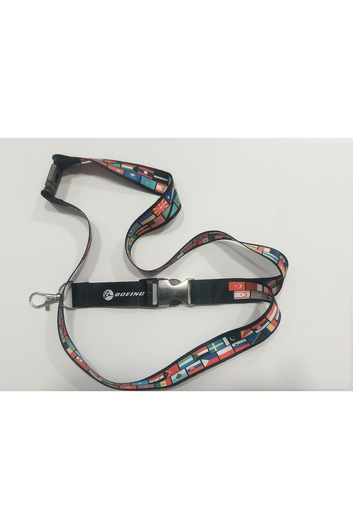 Ülke Bayraklı Boeing Logo Boyun İpi , Lanyard , Boyunluk