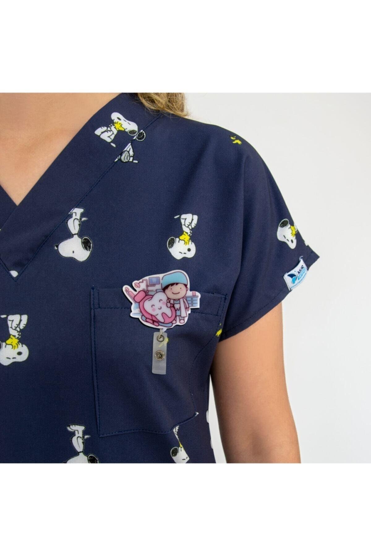 Diş Doktoru Temalı Yoyo Yaka Kartlığı-Nur Ortopedi