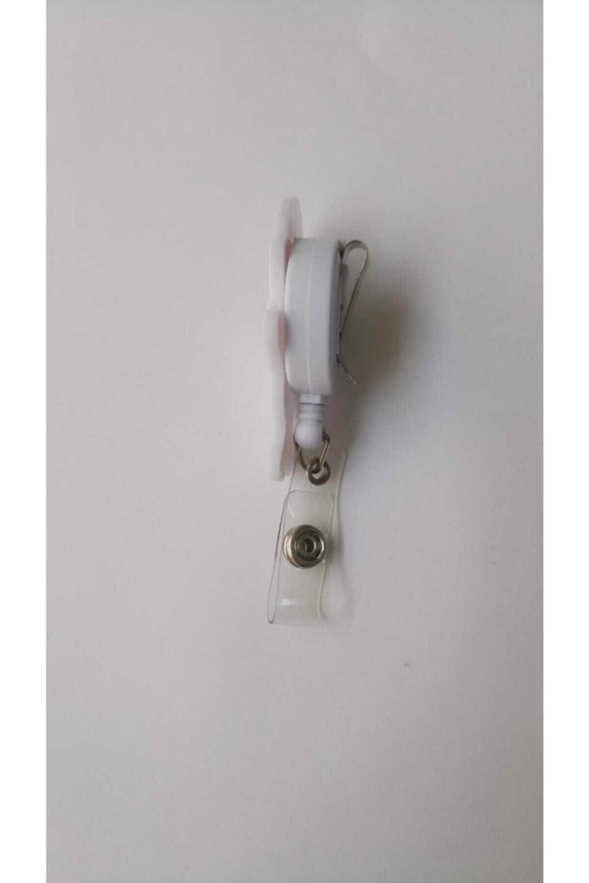 Güler Yüzlü Hemşire Temalı Yoyo Yaka Kartlığı-Nur Ortopedi