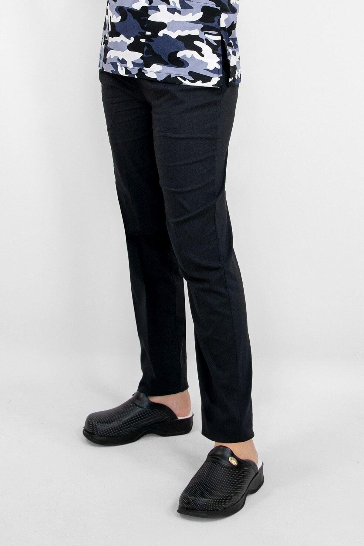 Kamuflaj Desenli Likralı Alt Üst Takım-Nur Medikal Giyim