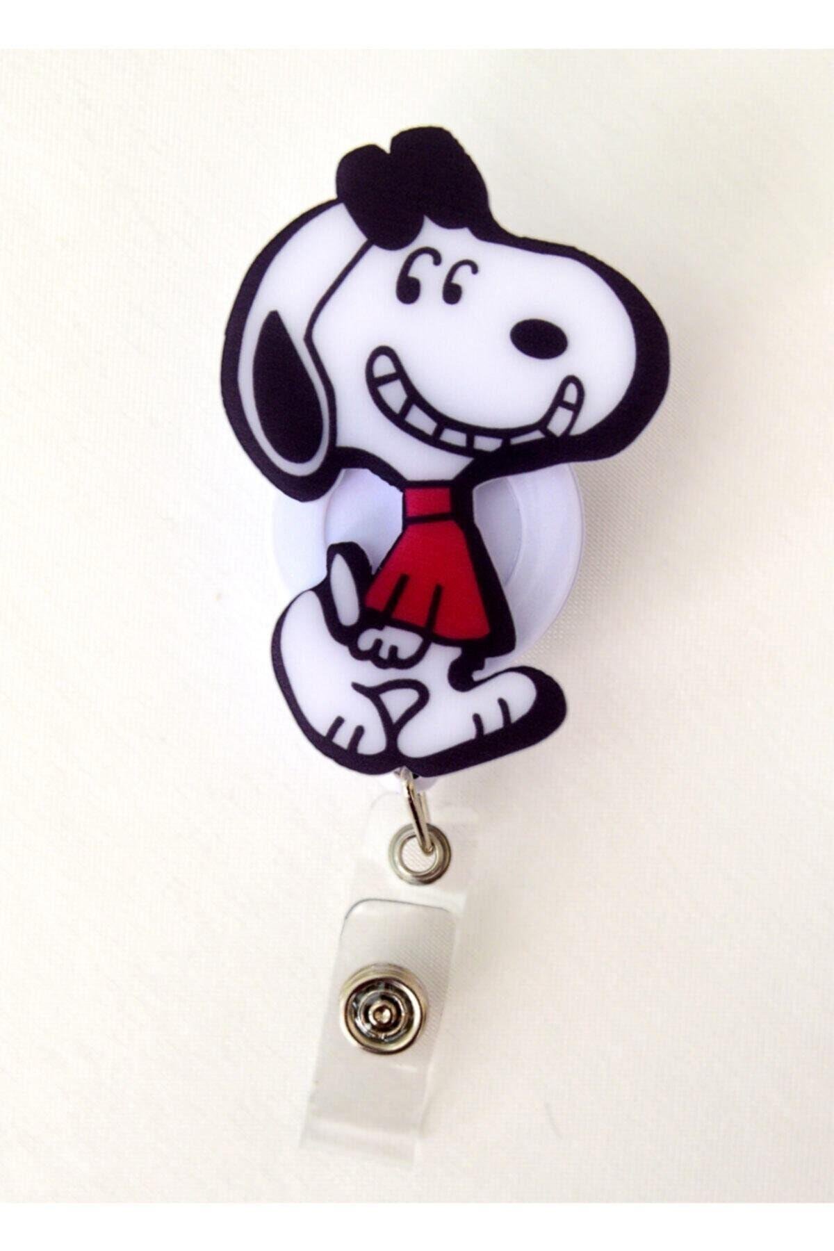 Kırmızı Kazaklı Snoopy Temalı Yoyo Yaka Kartlığı-Nur Ortopedi