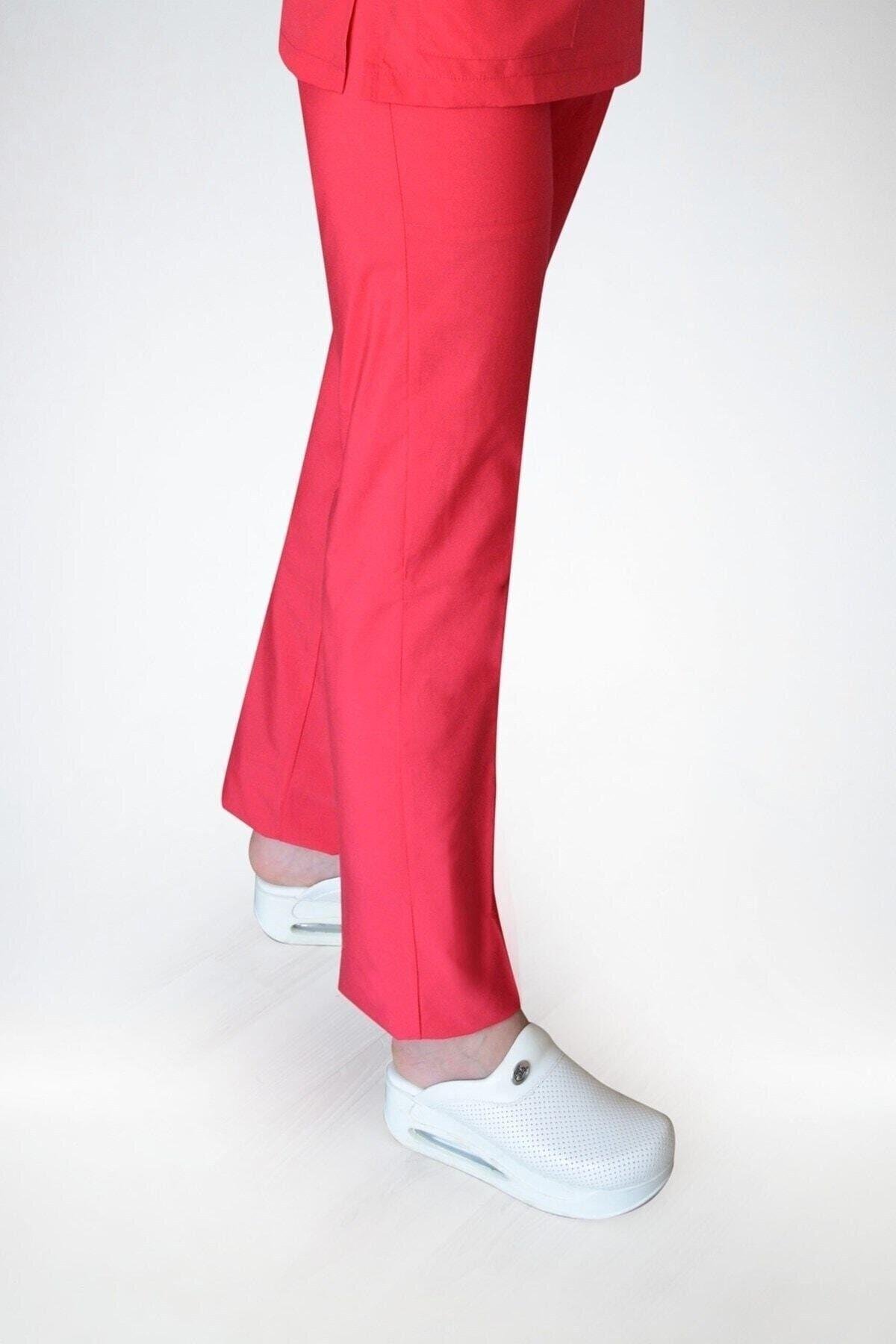 Narçiçeği Terikoton Alt Forma Doktor Hemşire Scrubs Hastane Cerrahi Nöbet Alt Forma-Nur Medikal Giyim