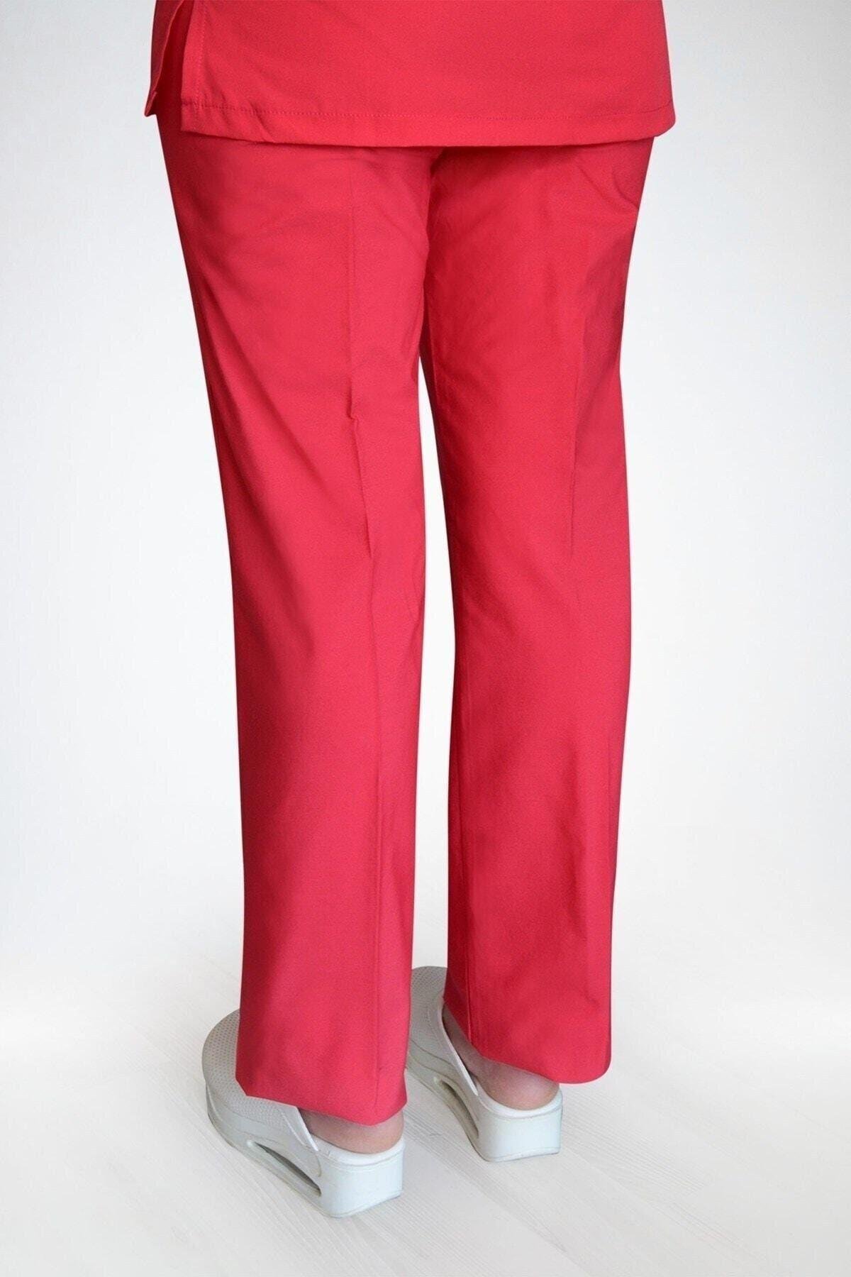 Narçiçeği Terikoton Alt Forma Doktor Hemşire Scrubs Hastane Cerrahi Nöbet Alt Forma-Nur Medikal Giyim