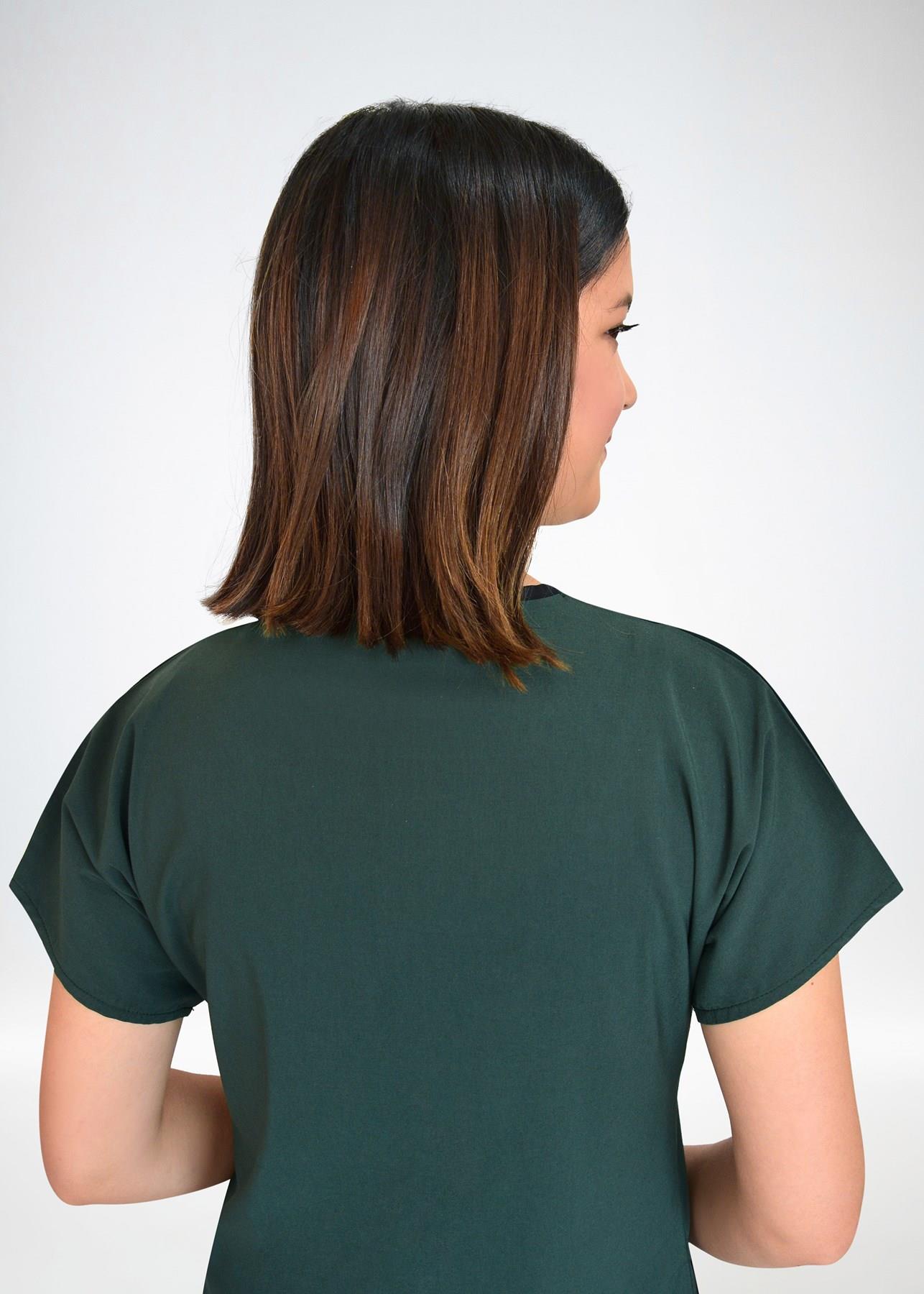 Ördek Başı Yeşili Terikoton Alt Üst Takım Doktor Hemşire Scrubs Üniforma-Nur Medikal Giyim