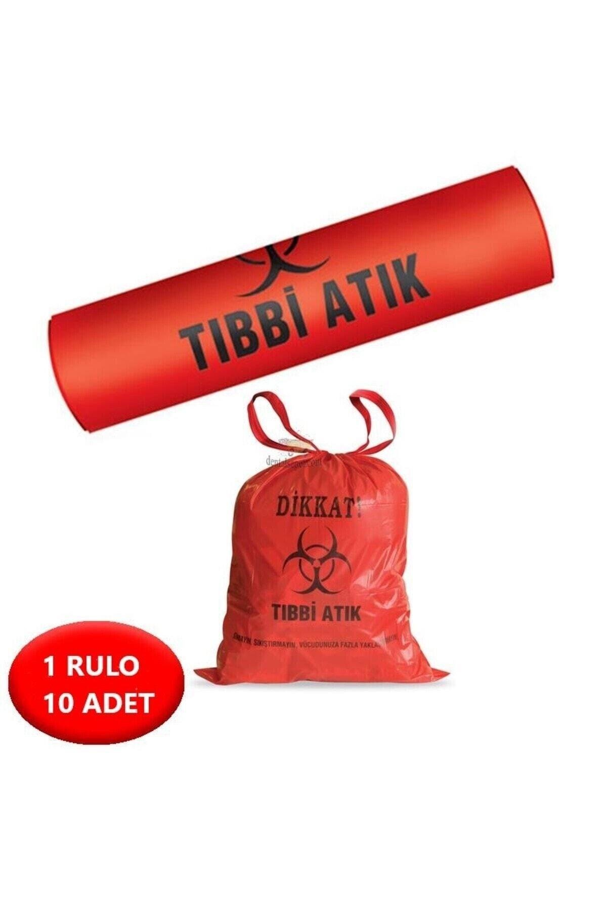 Tıbbi Atık Çöp Poşeti Battal Boy 100 Micron 600 gr (1 RULO-10 ADET)-EFTAPLAST