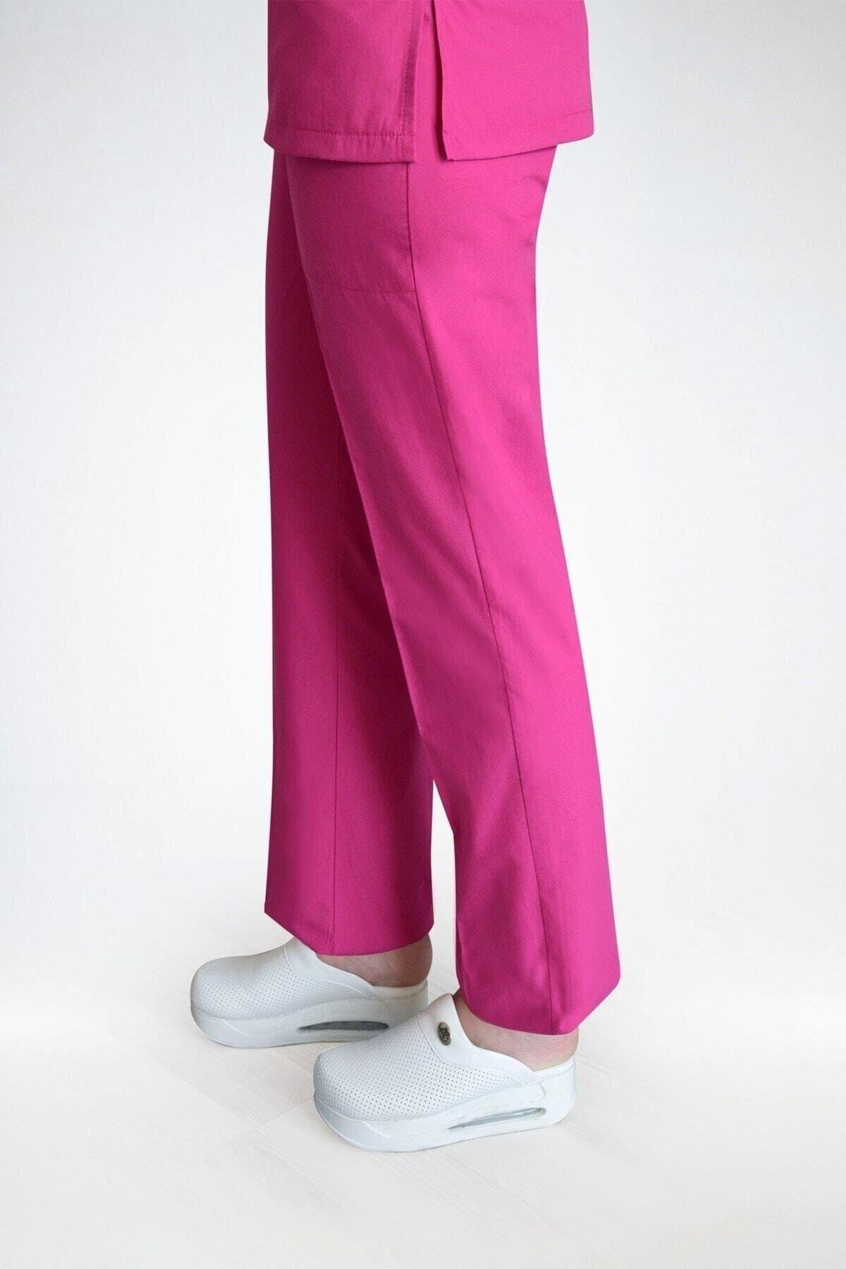 Vişne Terikoton Pantolon-Nur Medikal Giyim