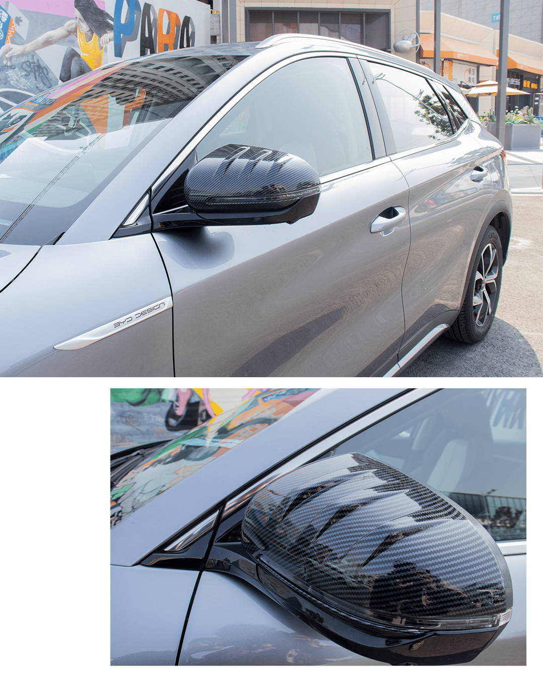 BYD Atto 3 Ayna Kapağı Kaplama