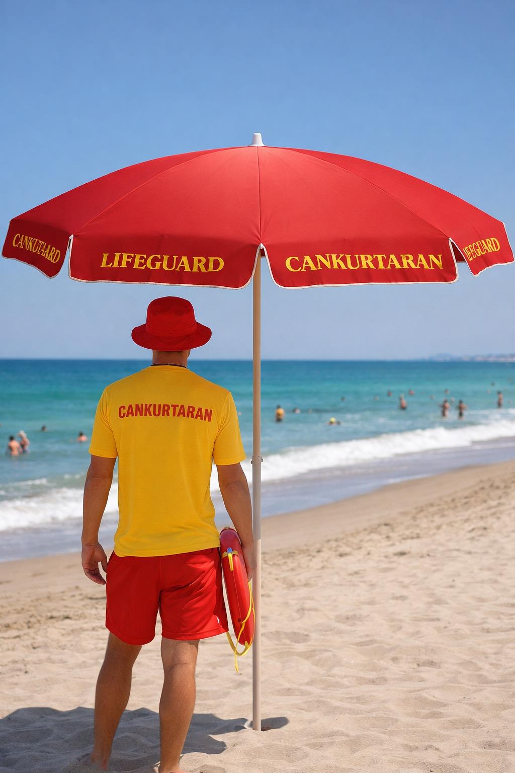 Cankurtaran Şemsiye Kırmızı