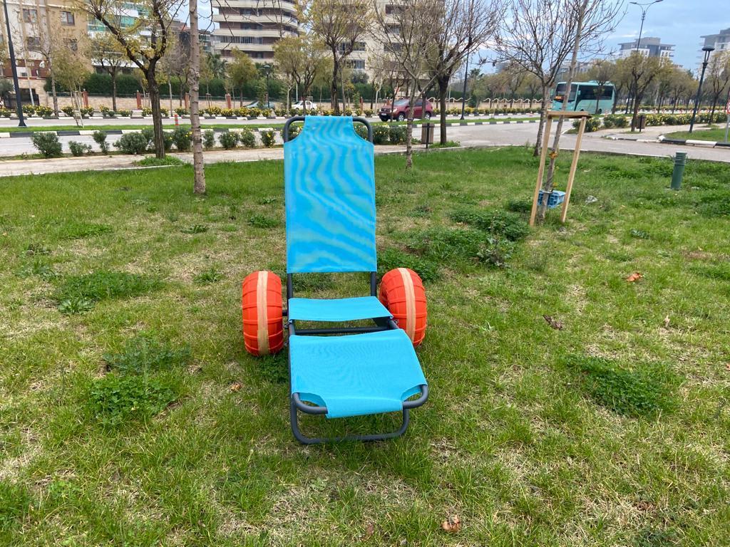 Engelli Plaj Sandalyesi 2 Tekerli