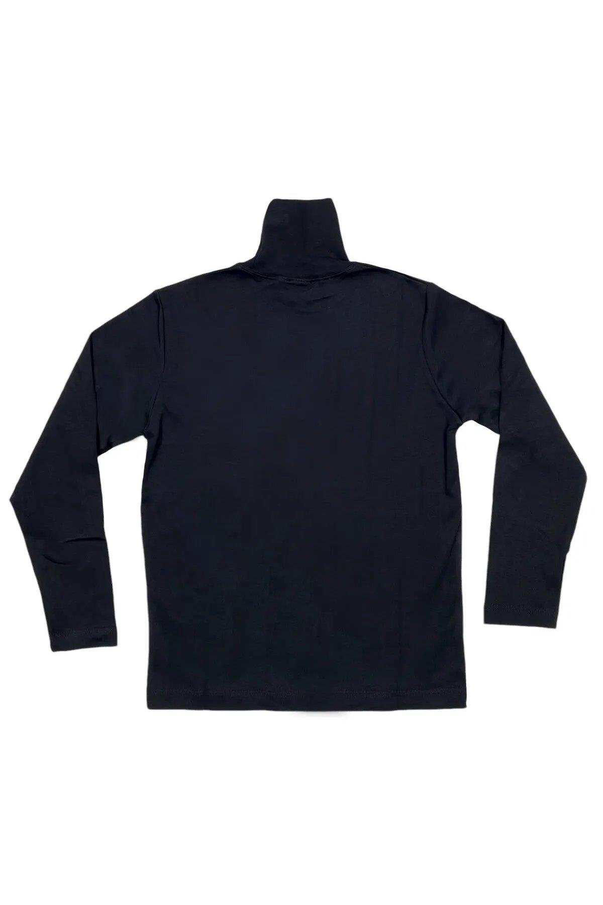 Balıkçı Yaka Penye İnterlok Regular Fit Sweatshirt
