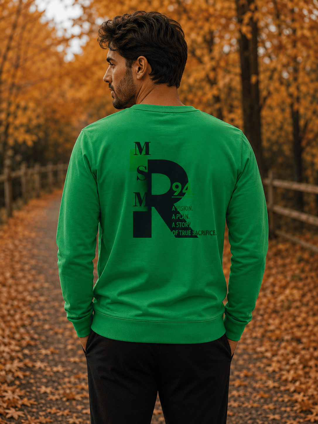 Erkek Basic Bisiklet Yaka Sweatshirt
