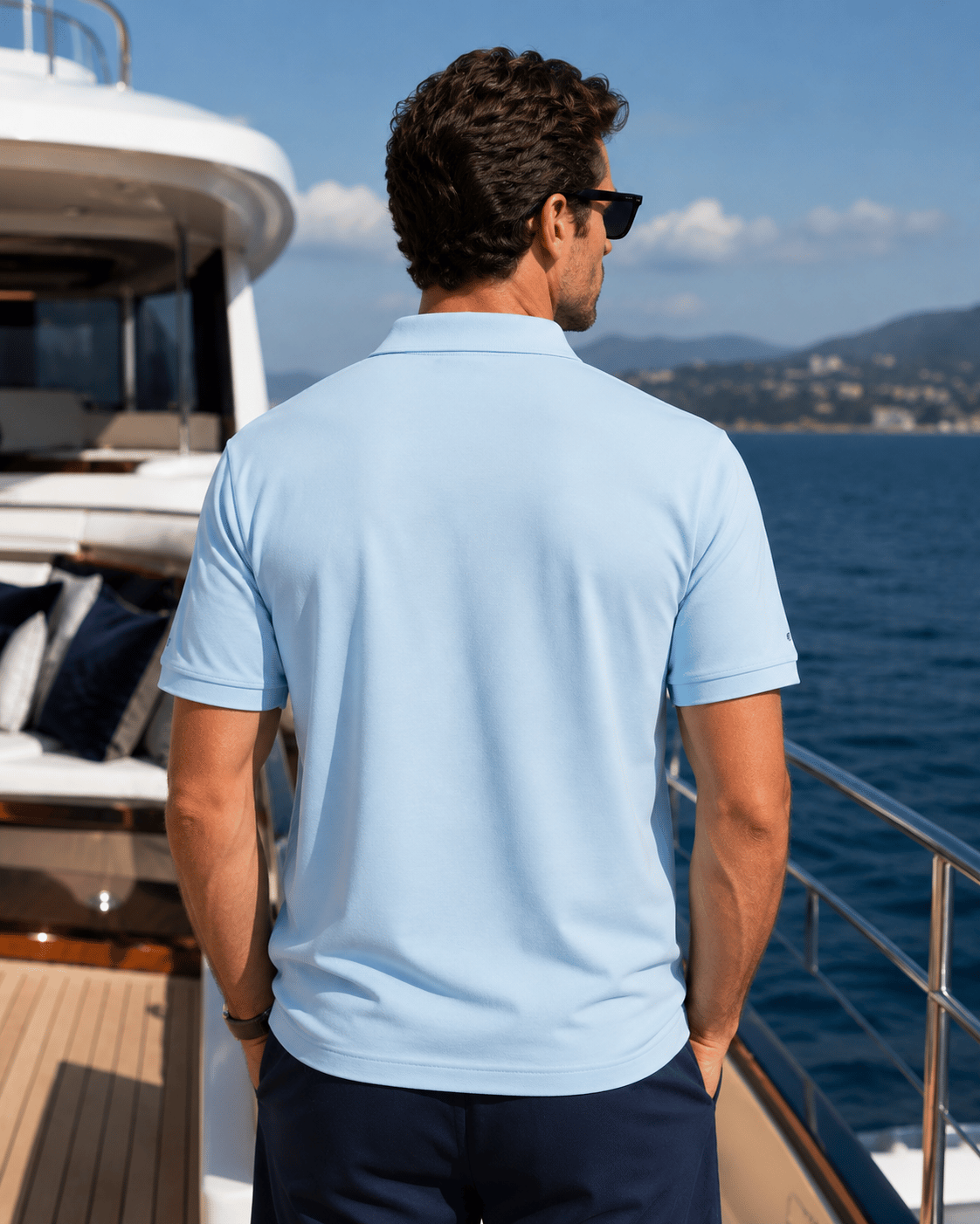 Erkek Pike Polo Yaka Tişört Yazlık T-shirt