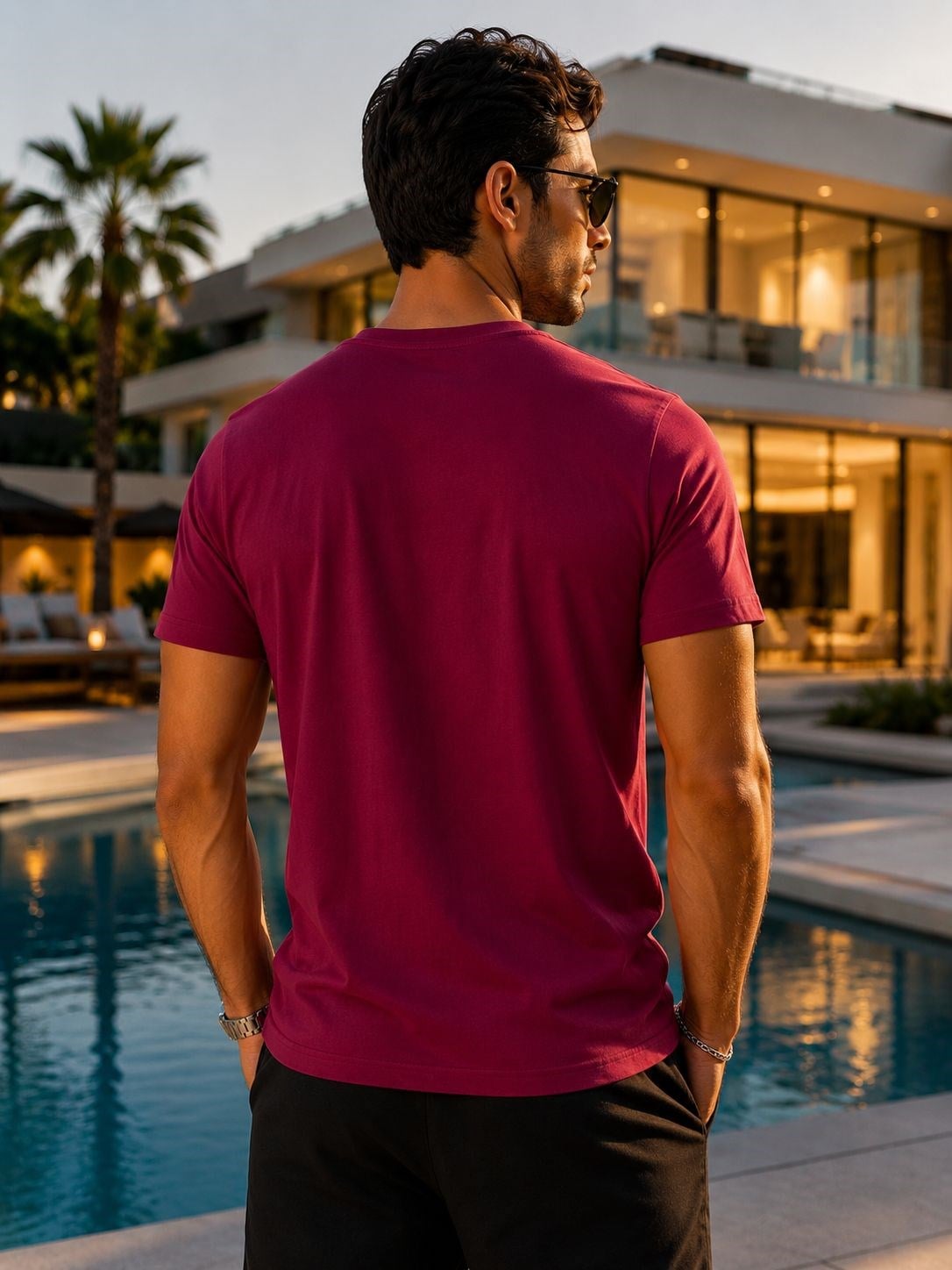 Erkek Yazlık Pamuk T-shirt