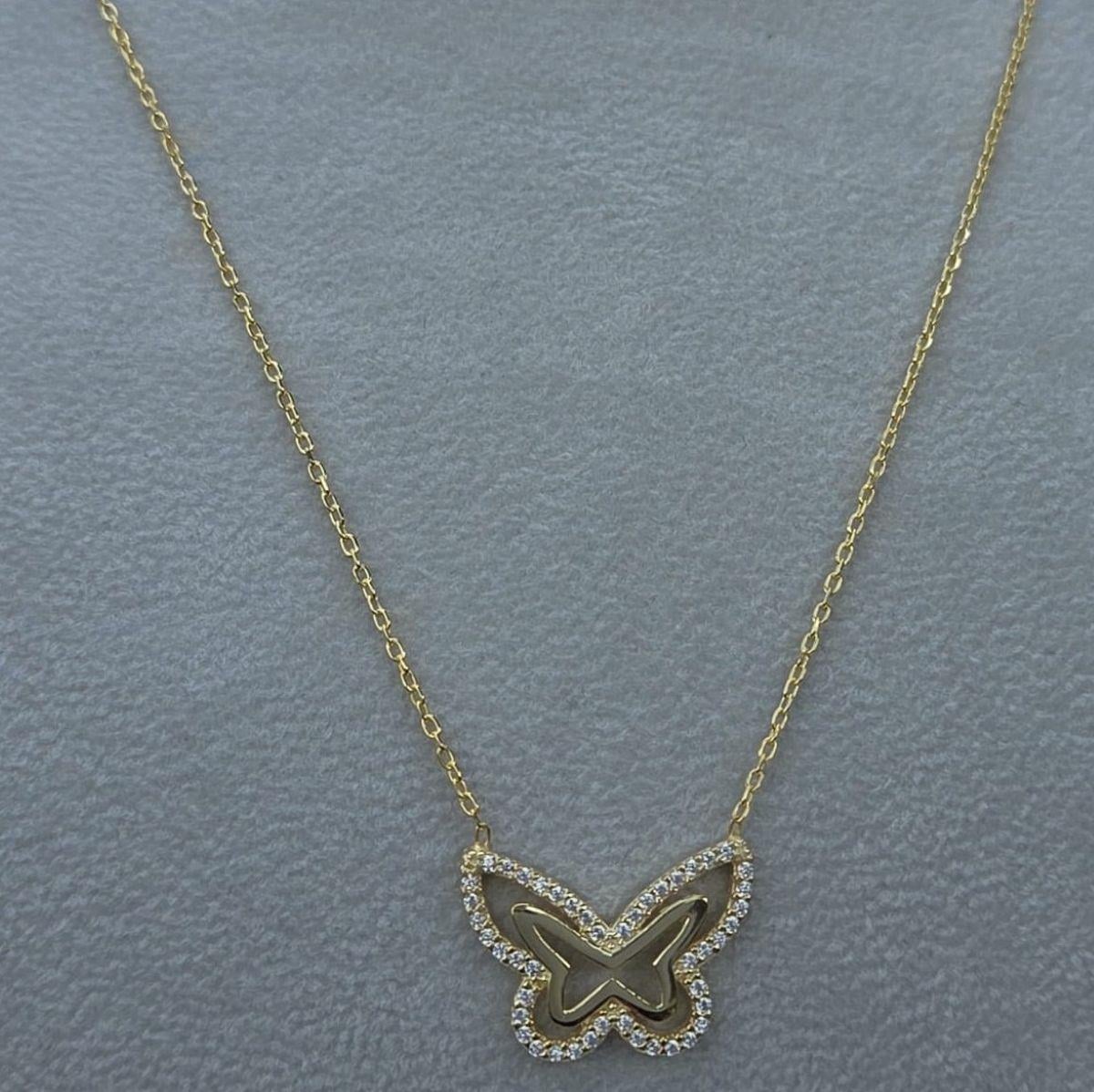 BUTTERFLY GOLD KOLYE