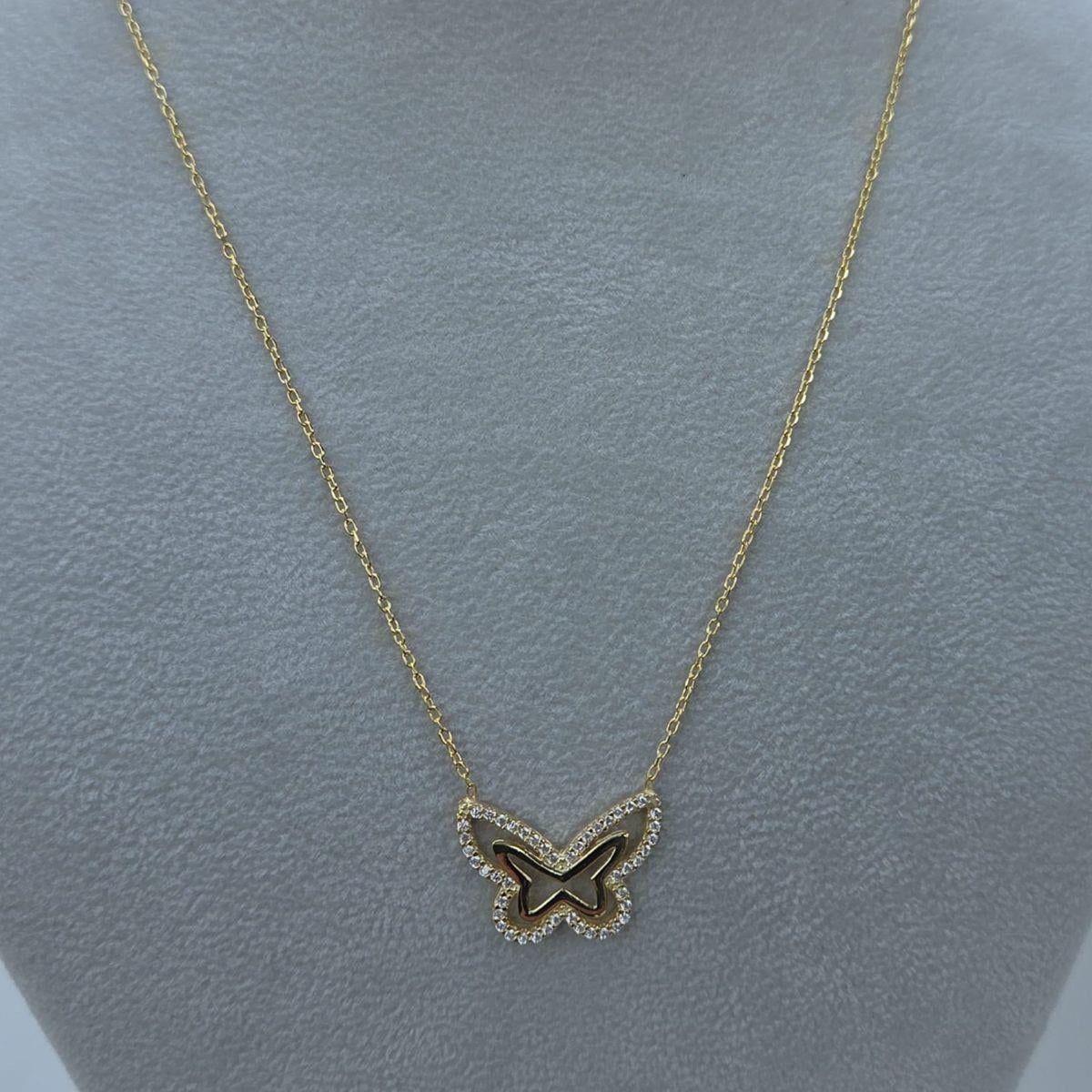 BUTTERFLY GOLD KOLYE