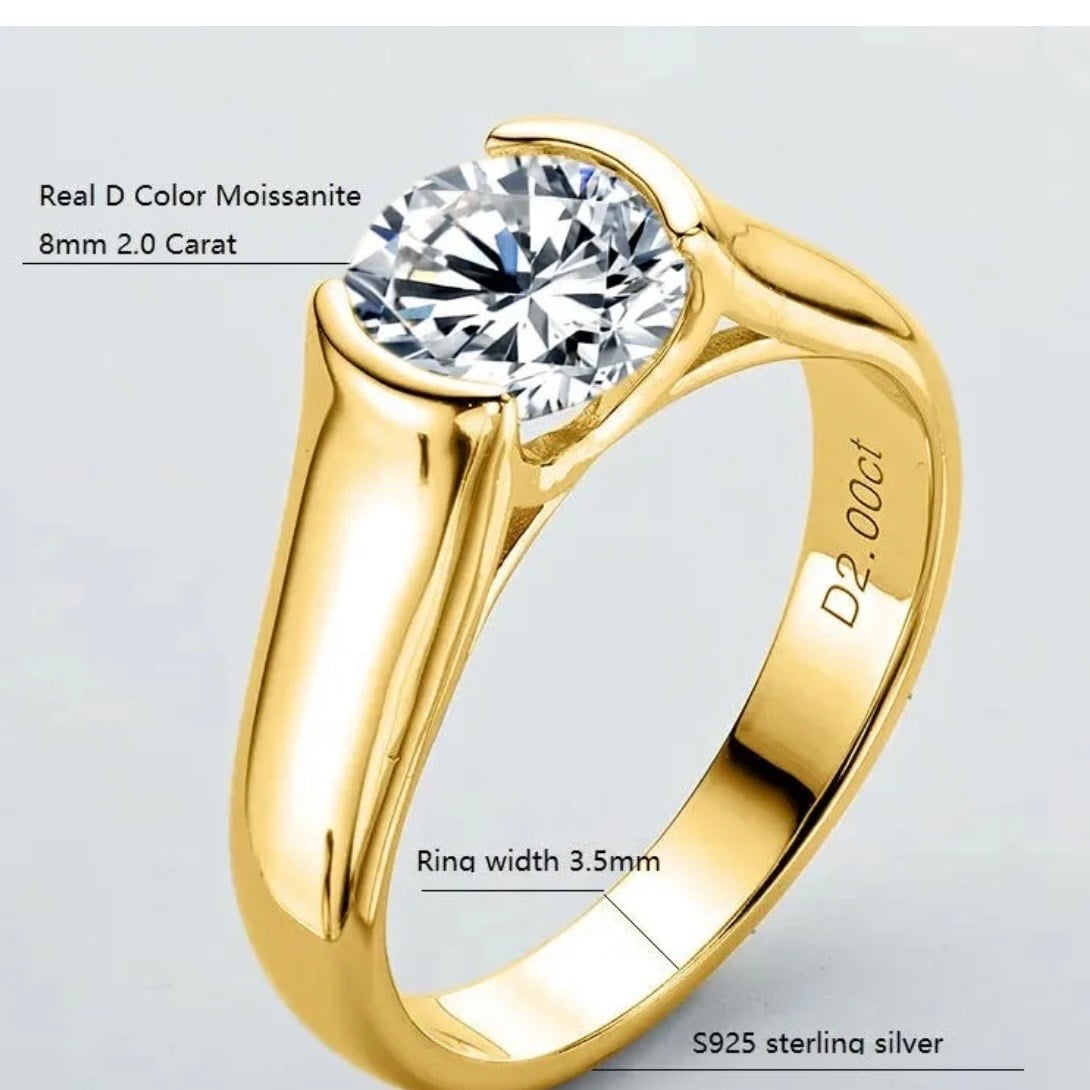 BYNARS ROYALE MOISSANITE RING