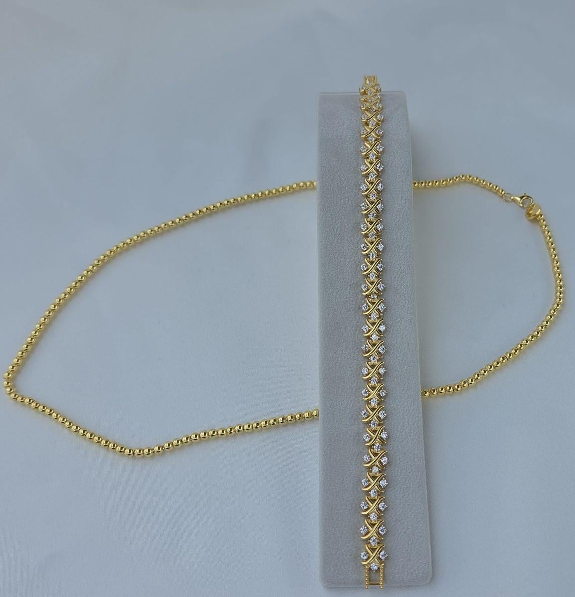 CROWN TAŞLI GOLD BİLEKLİK