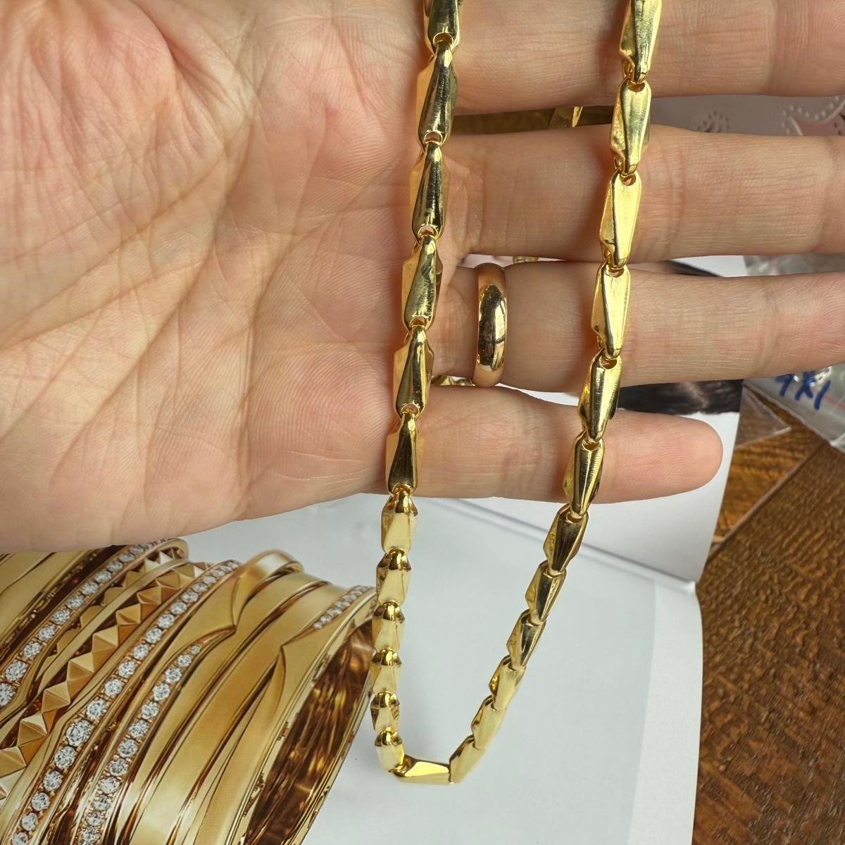GEMİCİ GOLD KOLYE