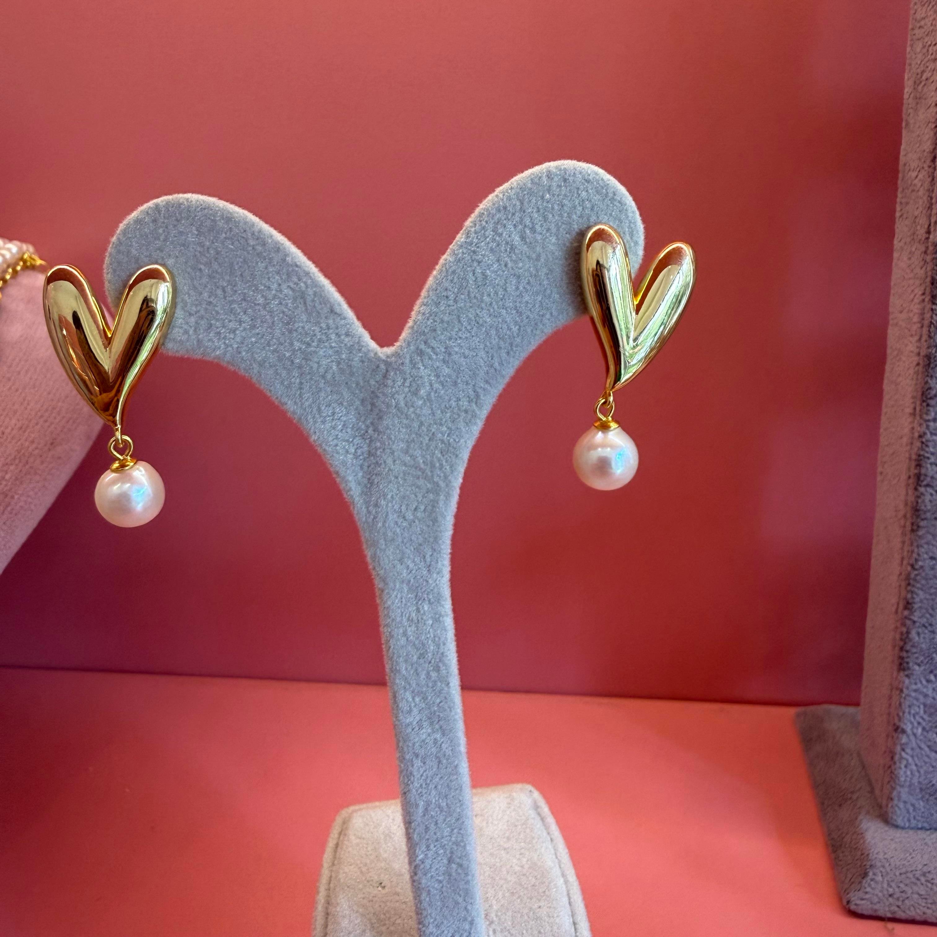 İNCİ LOVE GOLD KÜPE