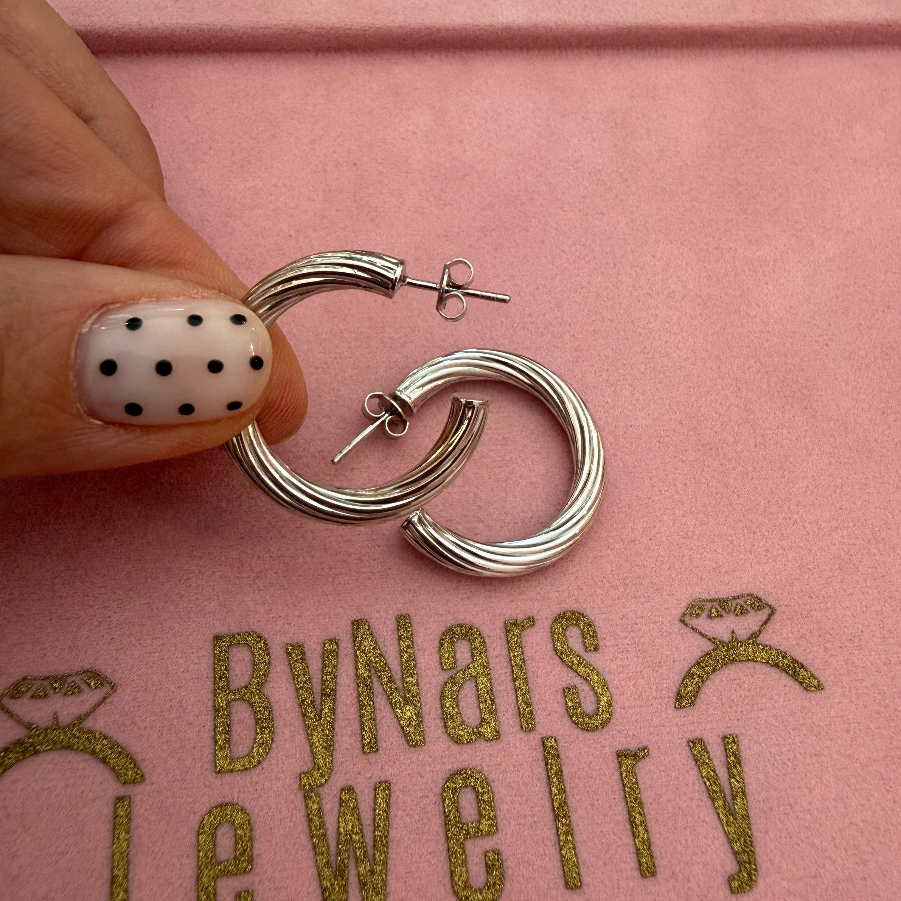LUNA SILVER EARRINGS