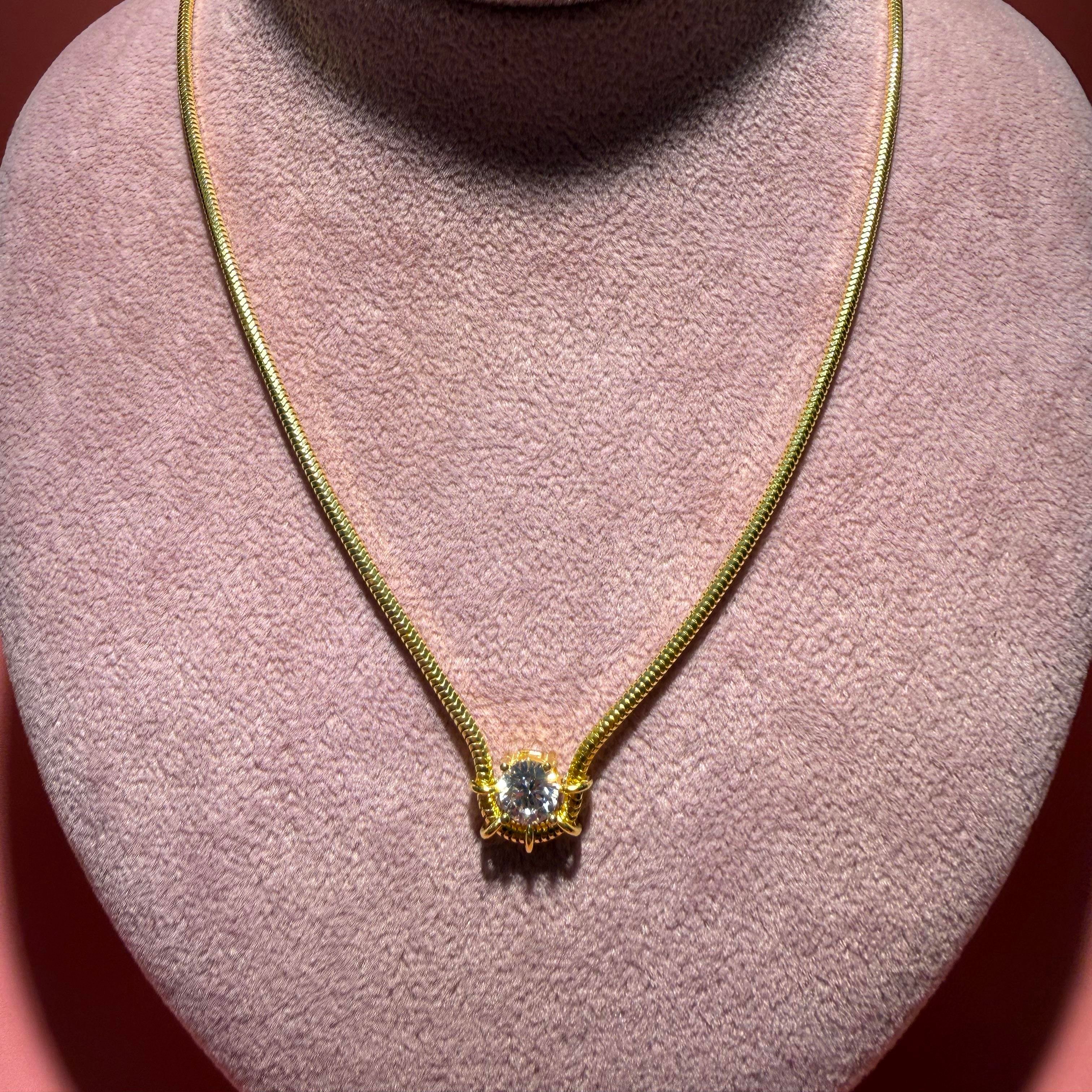 ROYAL TEKTAŞ GOLD KOLYE