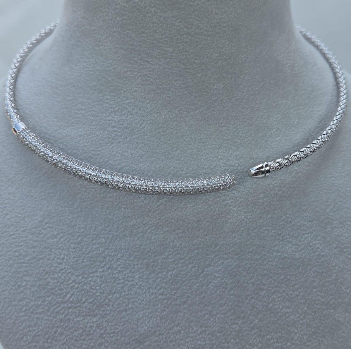 TAŞLI CHOKER SİLVER KOLYE