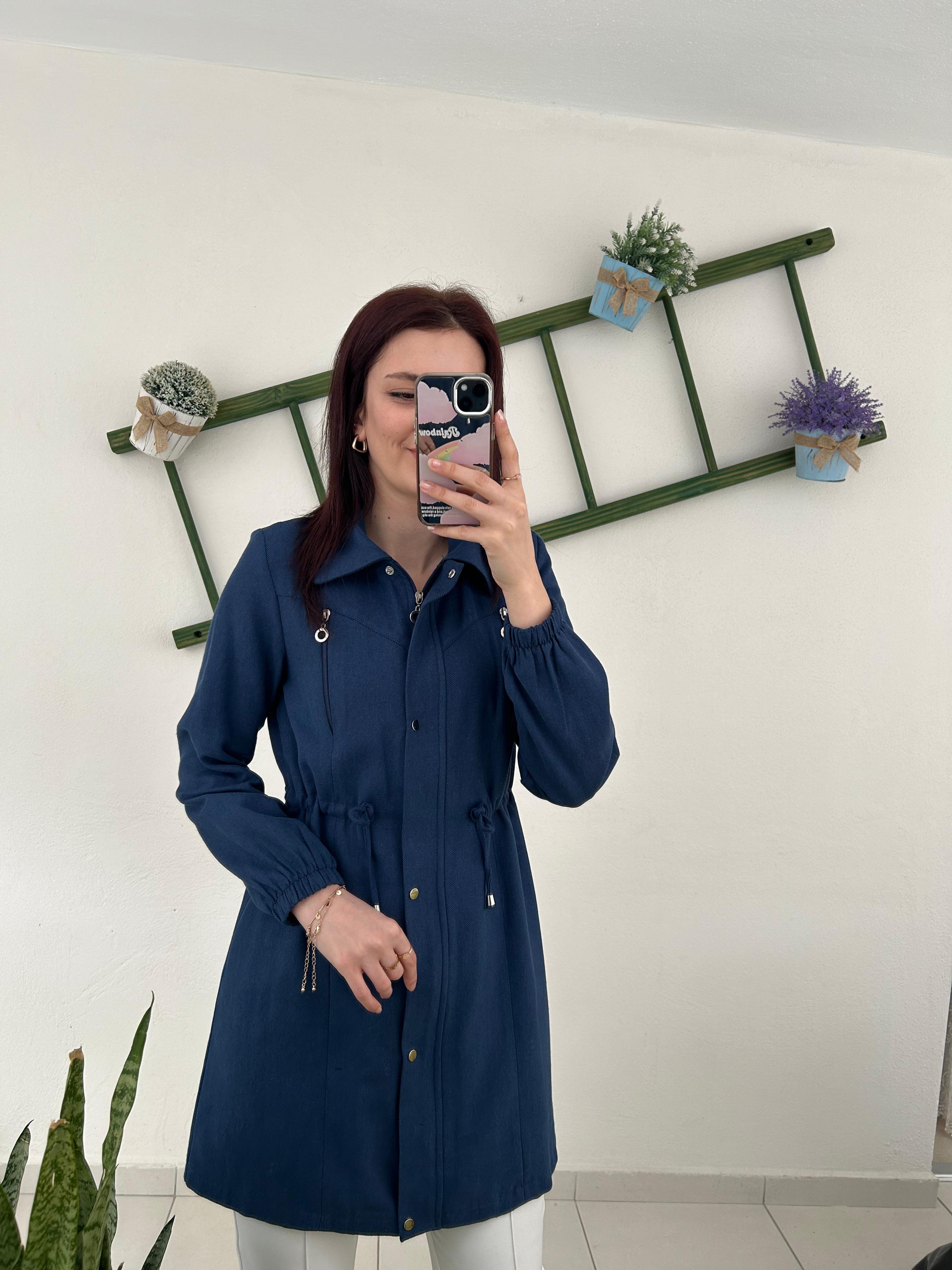 SELİNADA 1015 CEKET/LACİVERT/38 BEDEN