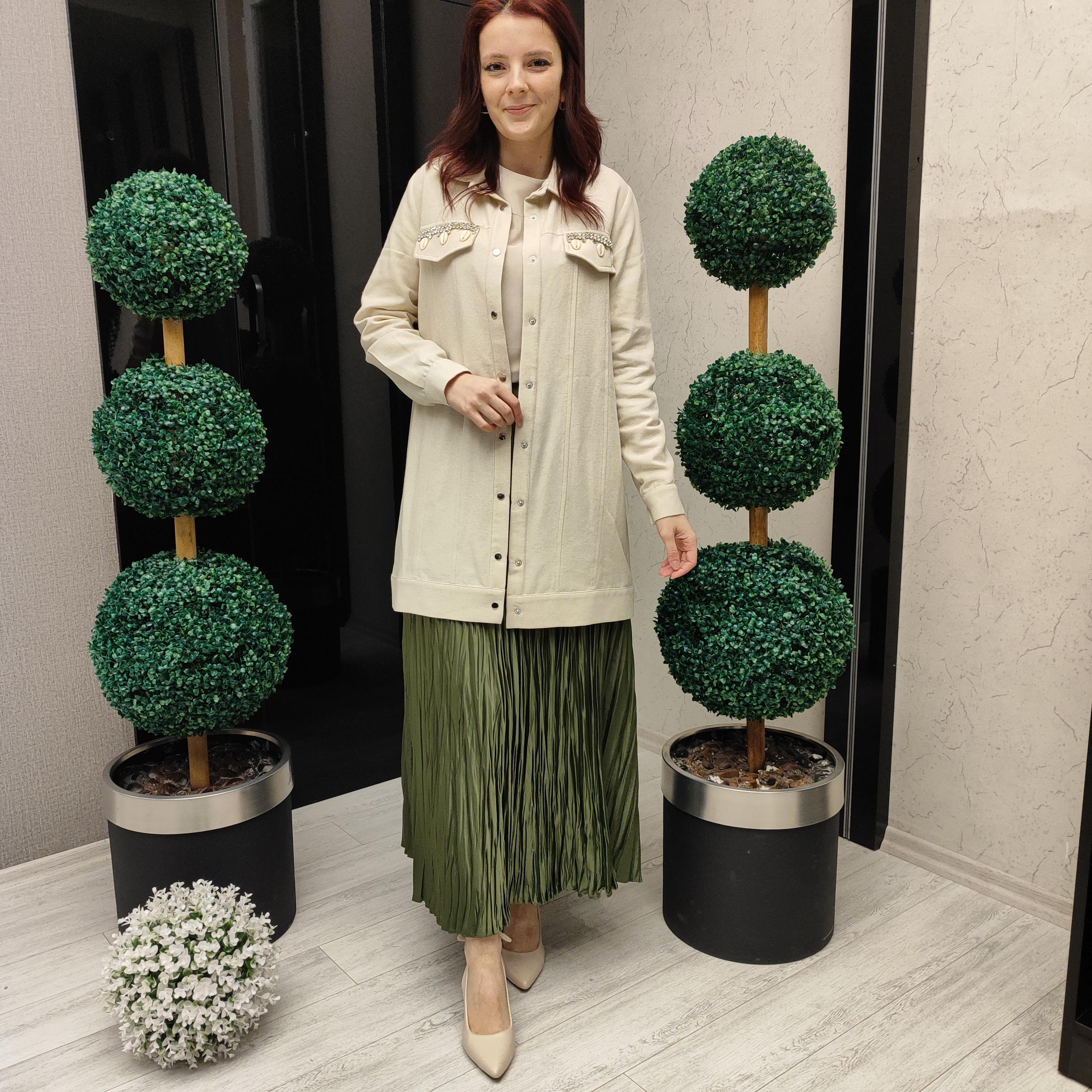 SELİNADA KETEN CEKET 1005