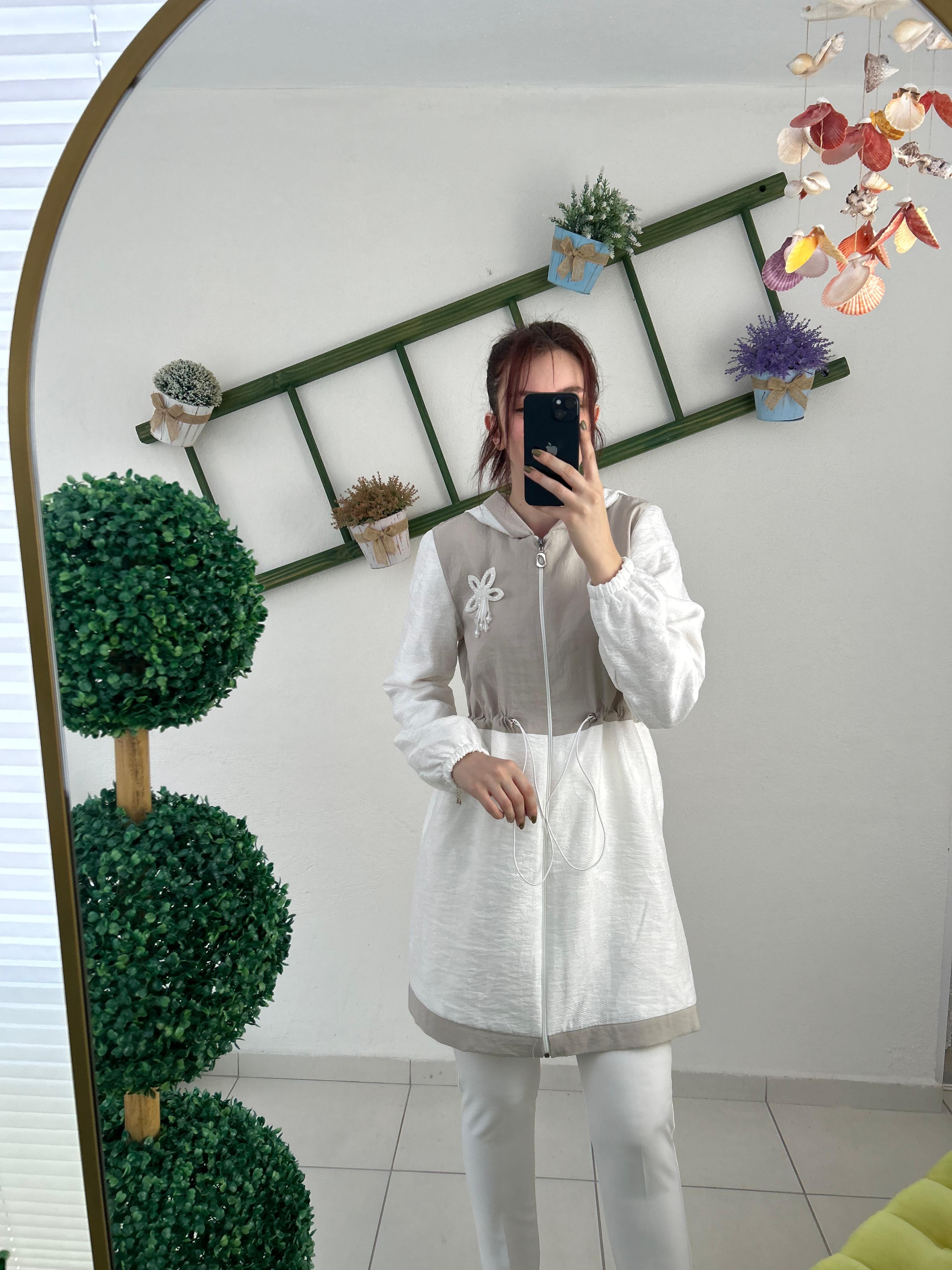 SELİNADA QUPRA CEKET 1030/SIYAH/38 BEDEN