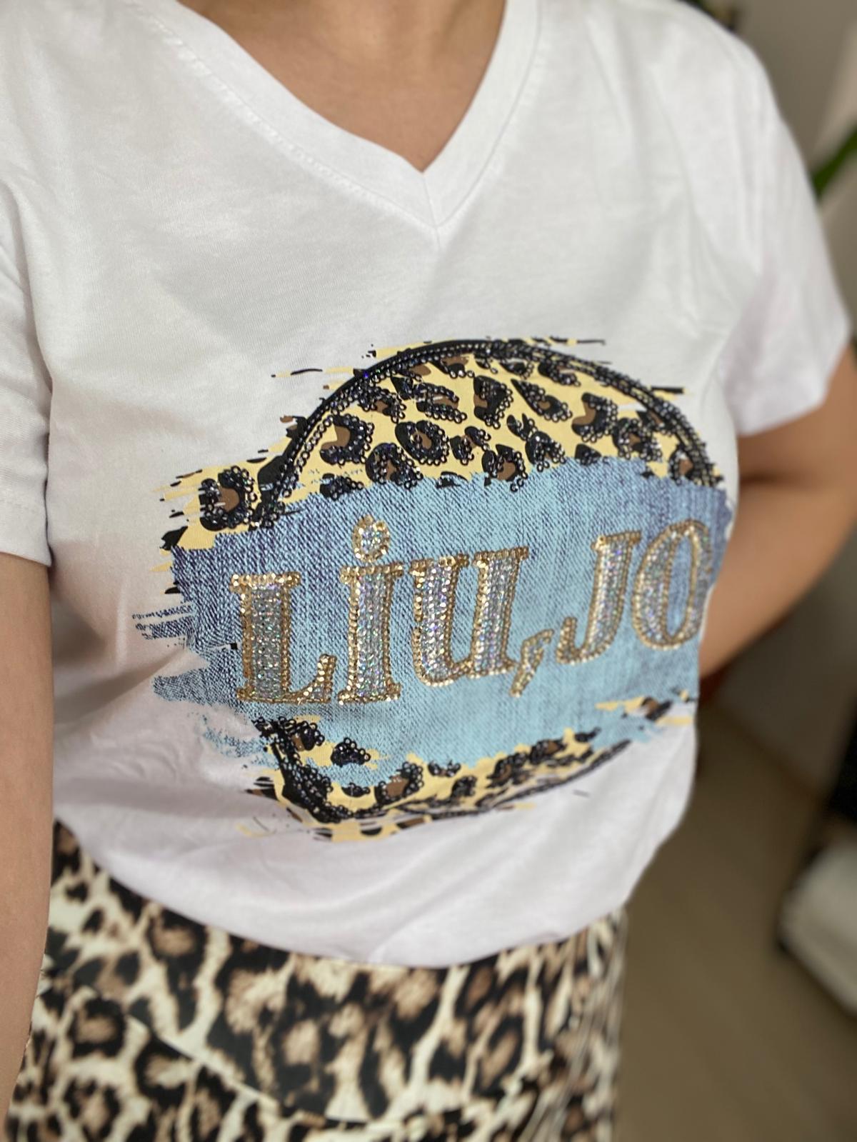 LEOPAR KOT DETAYLI BLUZ