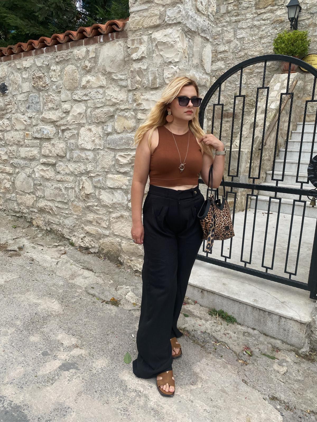 SİYAH PALAZZO PANTOLON
