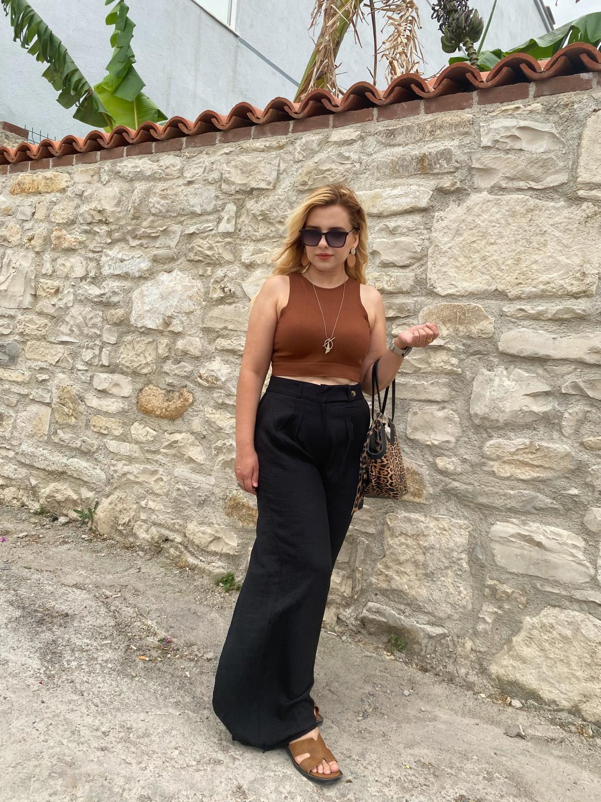 SİYAH PALAZZO PANTOLON