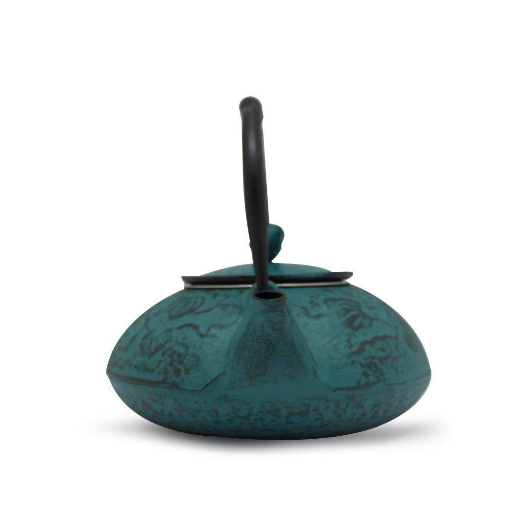 BA3074 Cast Iron Teapot Blue 550 ml