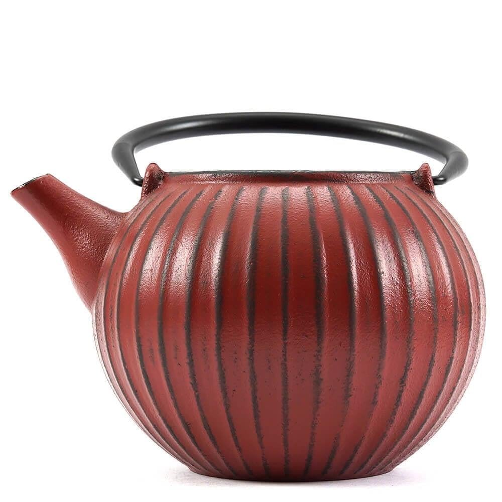 BA3083 Cast Iron Teapot Red 1200 ml