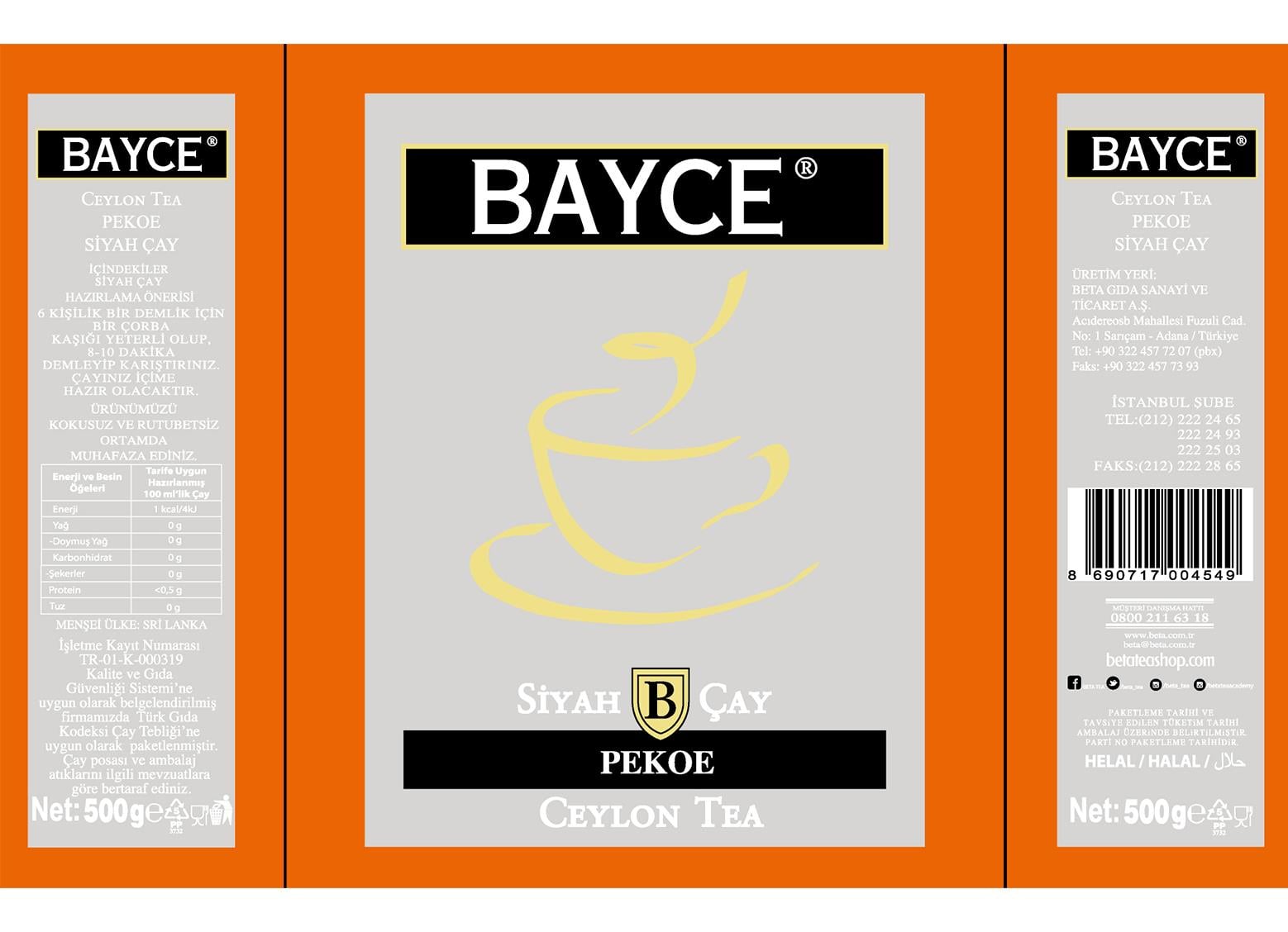 Bayce Pekoe Opp 500 GR