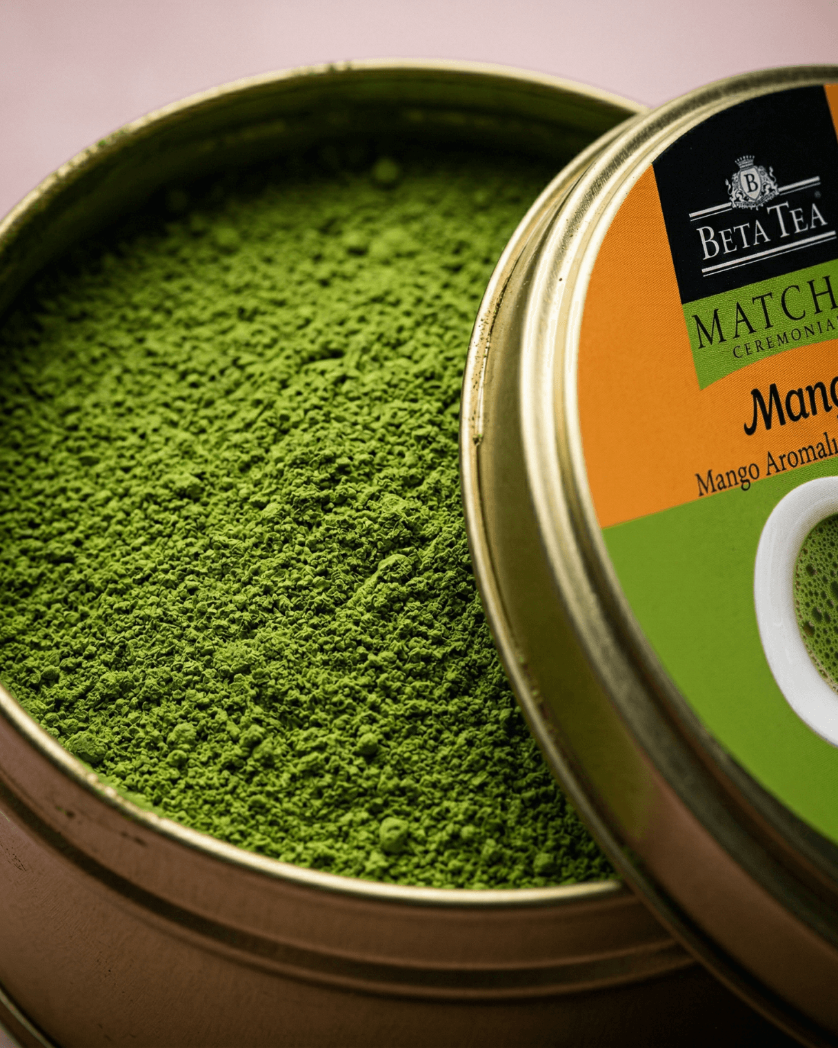 Beta Ceremonial Mango Aromalı Matcha Yeşil Çay 25 g - Metal Ambalaj 