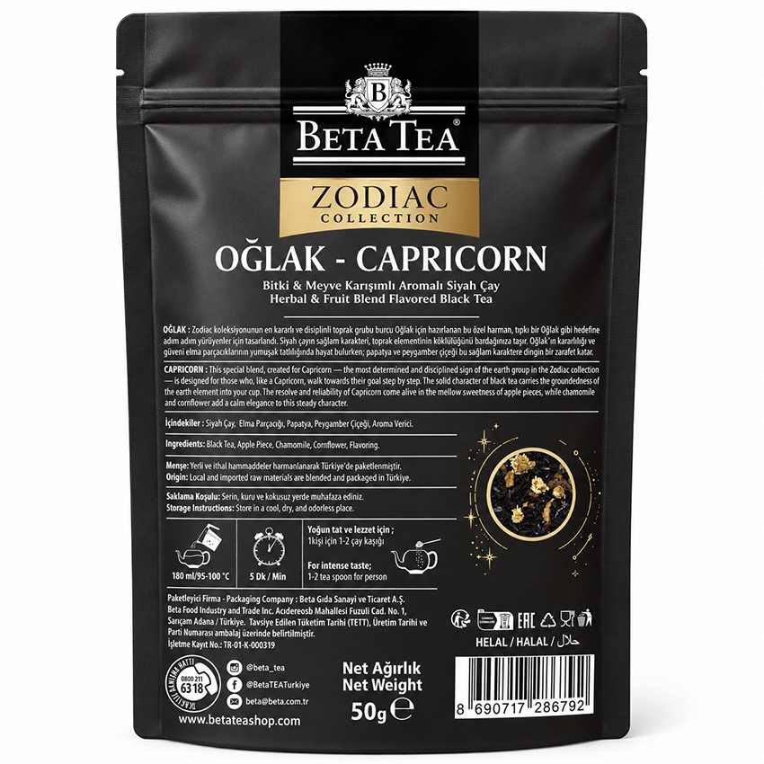 Beta Tea Zodiac Collection Oğlak Burcu Çayı 50 g - Astroloji Çayları Serisi