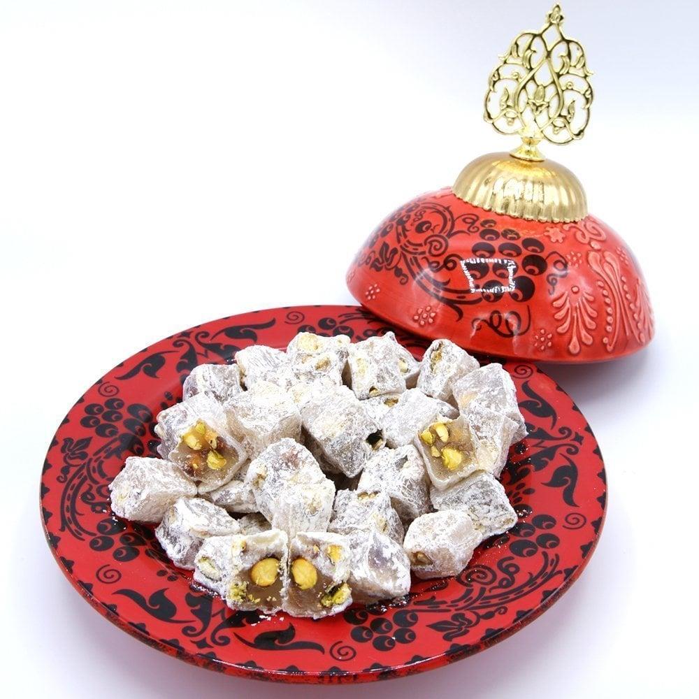 Çifte Kavrulmuş Antep Fıstıklı Kuş Lokum  250 g - B.5010