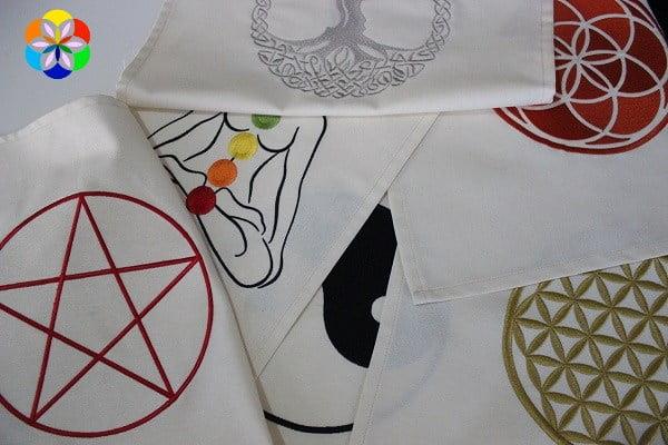 6 lı Set Grid Kumaş Üzerine Nakış İşleme - Yeni Versiyon