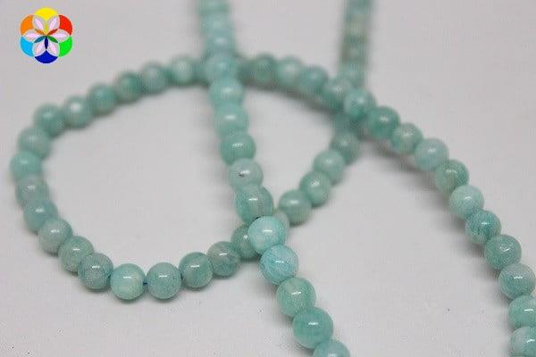 Amazonit Taşı Koyu Renk 4mm/adet